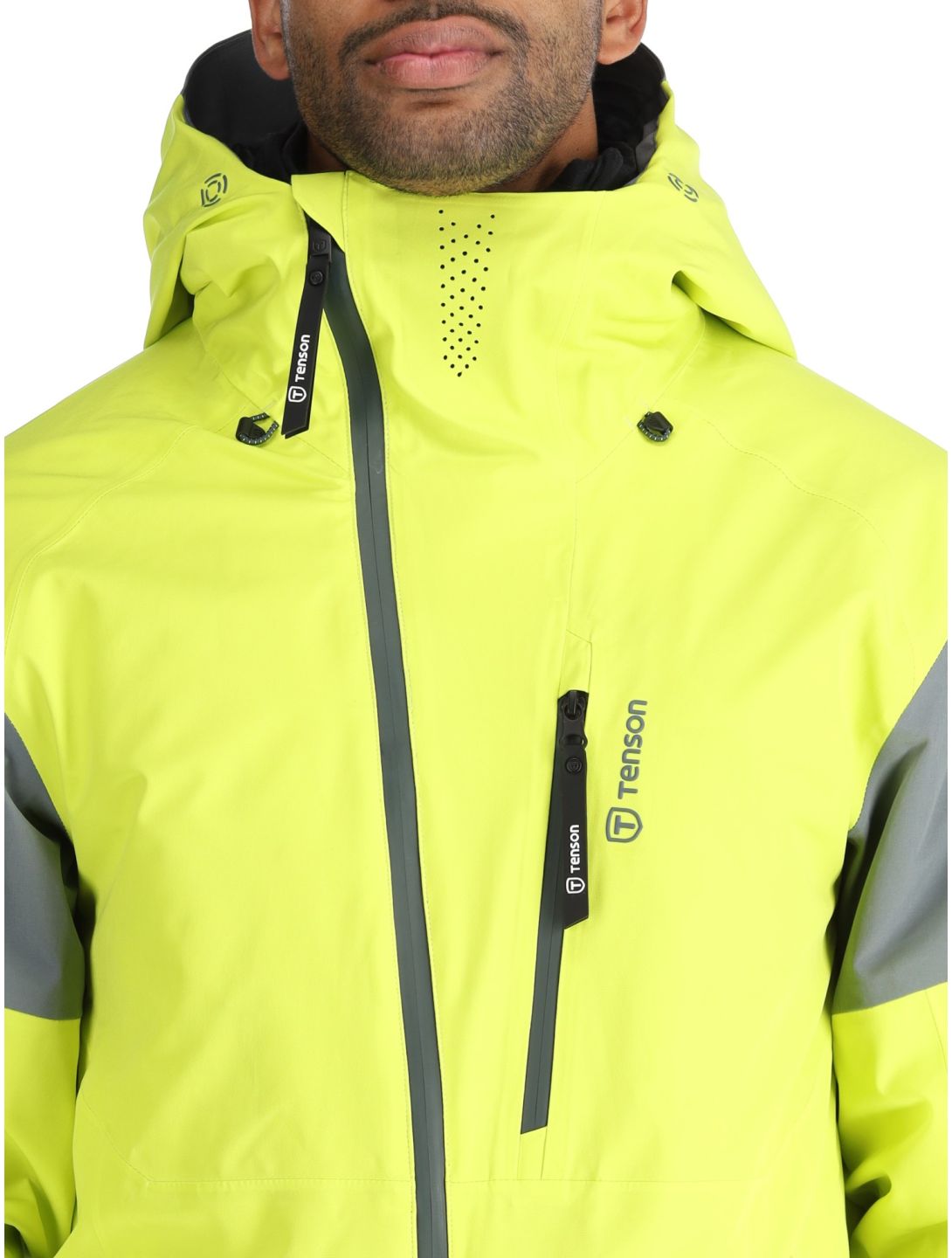 Tenson, Aerismo Ski ski jacket men Acid Lemon yellow 