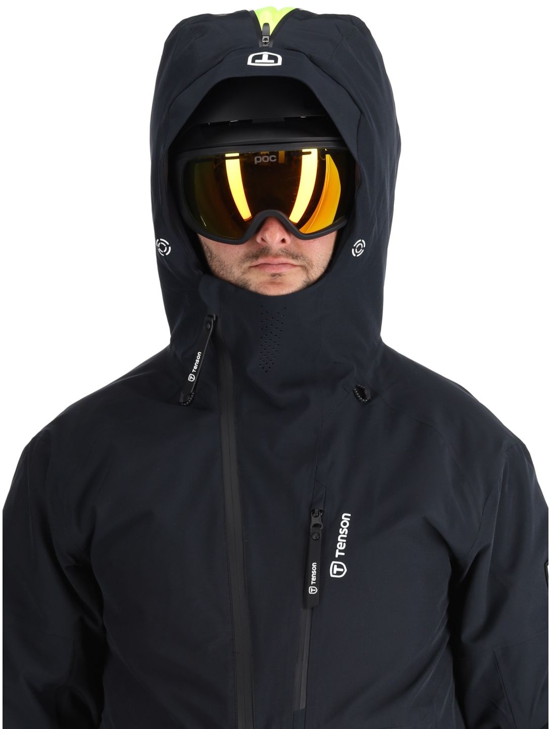 Tenson, Aerismo Ski ski jacket men Black black 