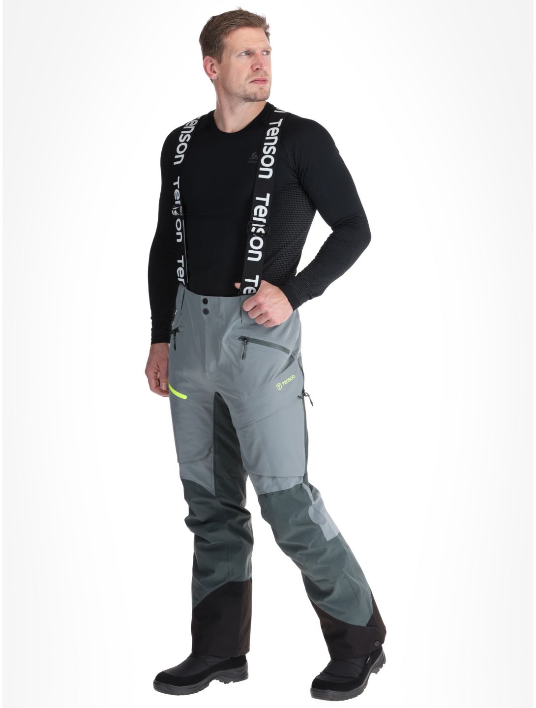 Tenson, Aerismo Ski ski pants men Grey Green grey 