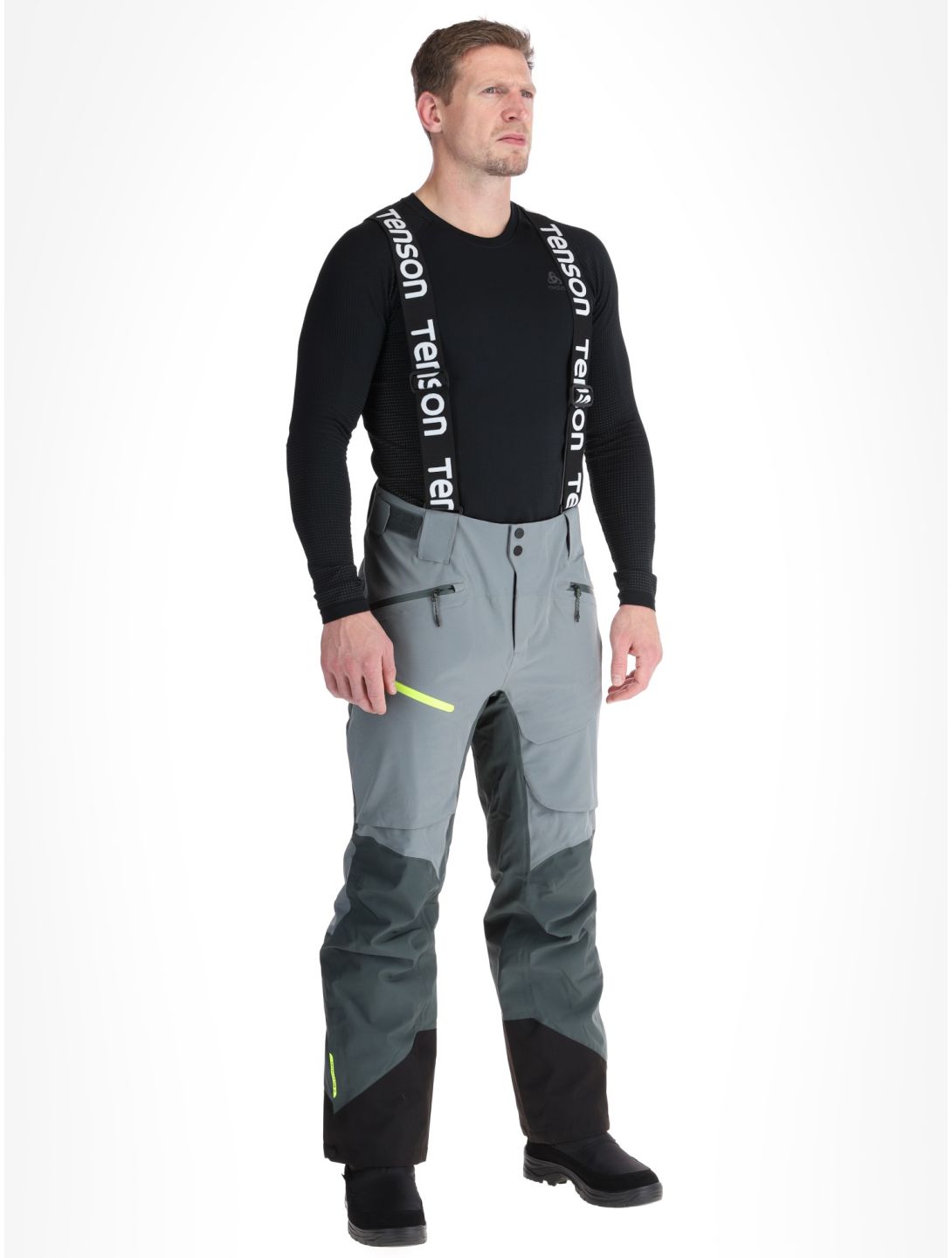 Tenson, Aerismo Ski ski pants men Grey Green grey 