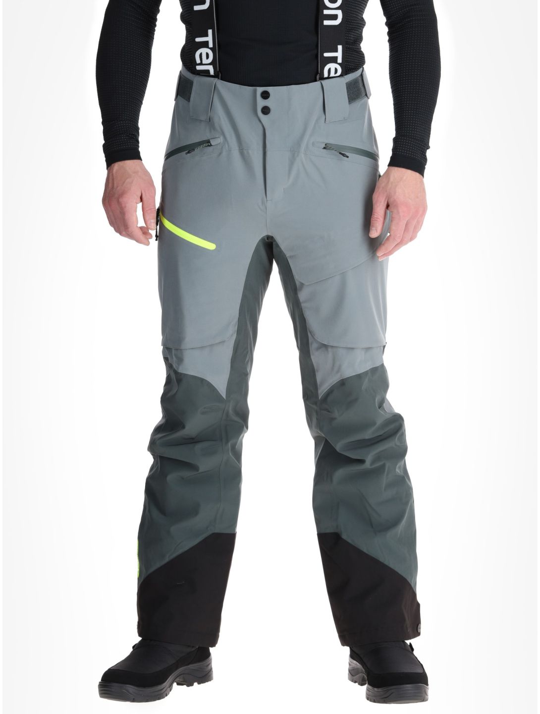 Tenson, Aerismo Ski ski pants men Grey Green grey 