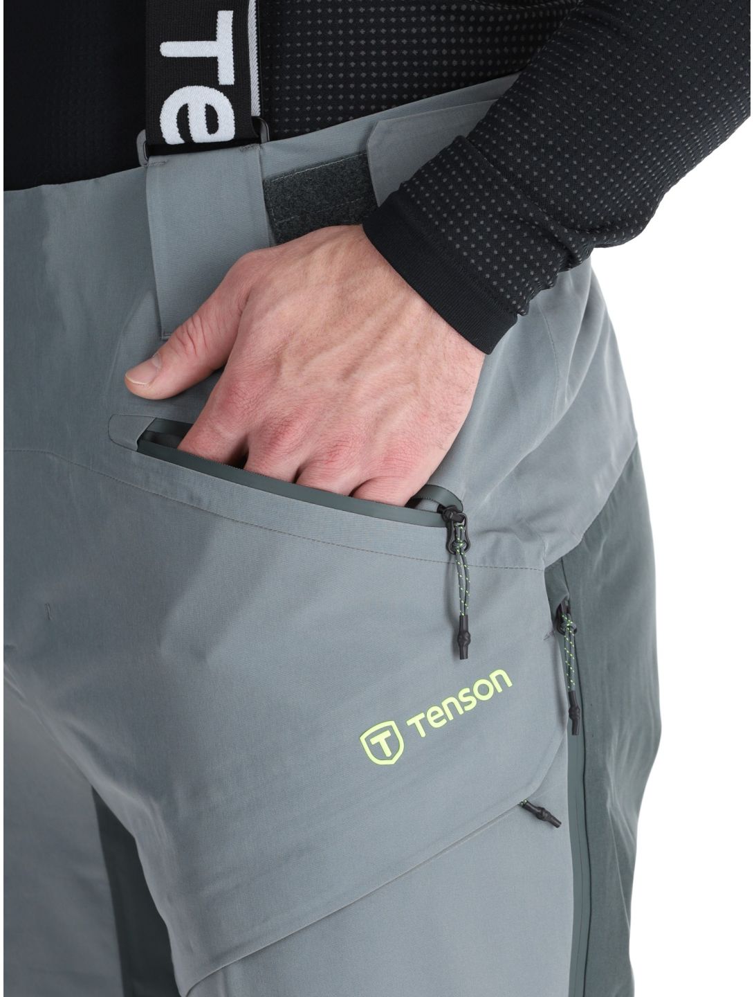 Tenson, Aerismo Ski ski pants men Grey Green grey 