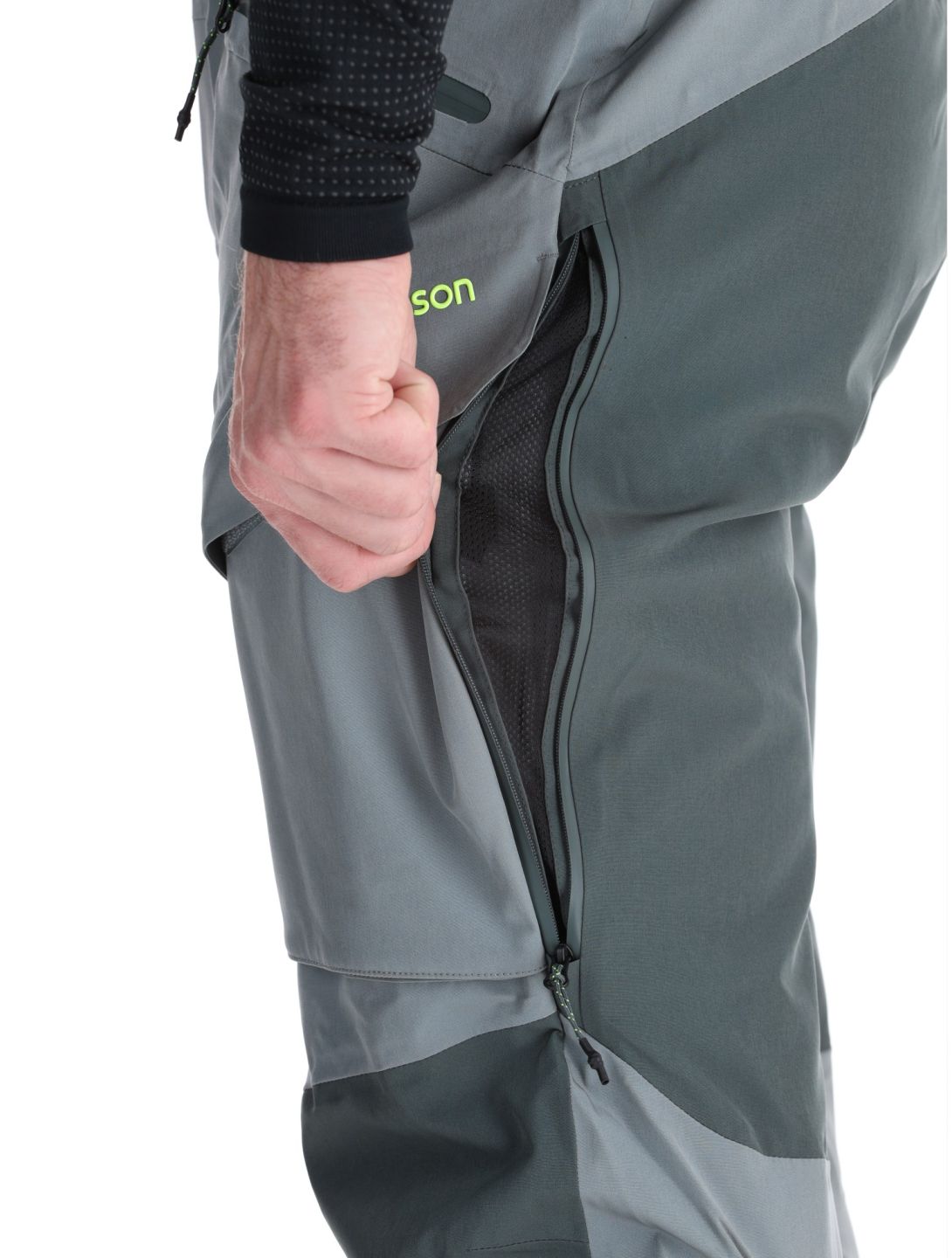 Tenson, Aerismo Ski ski pants men Grey Green grey 