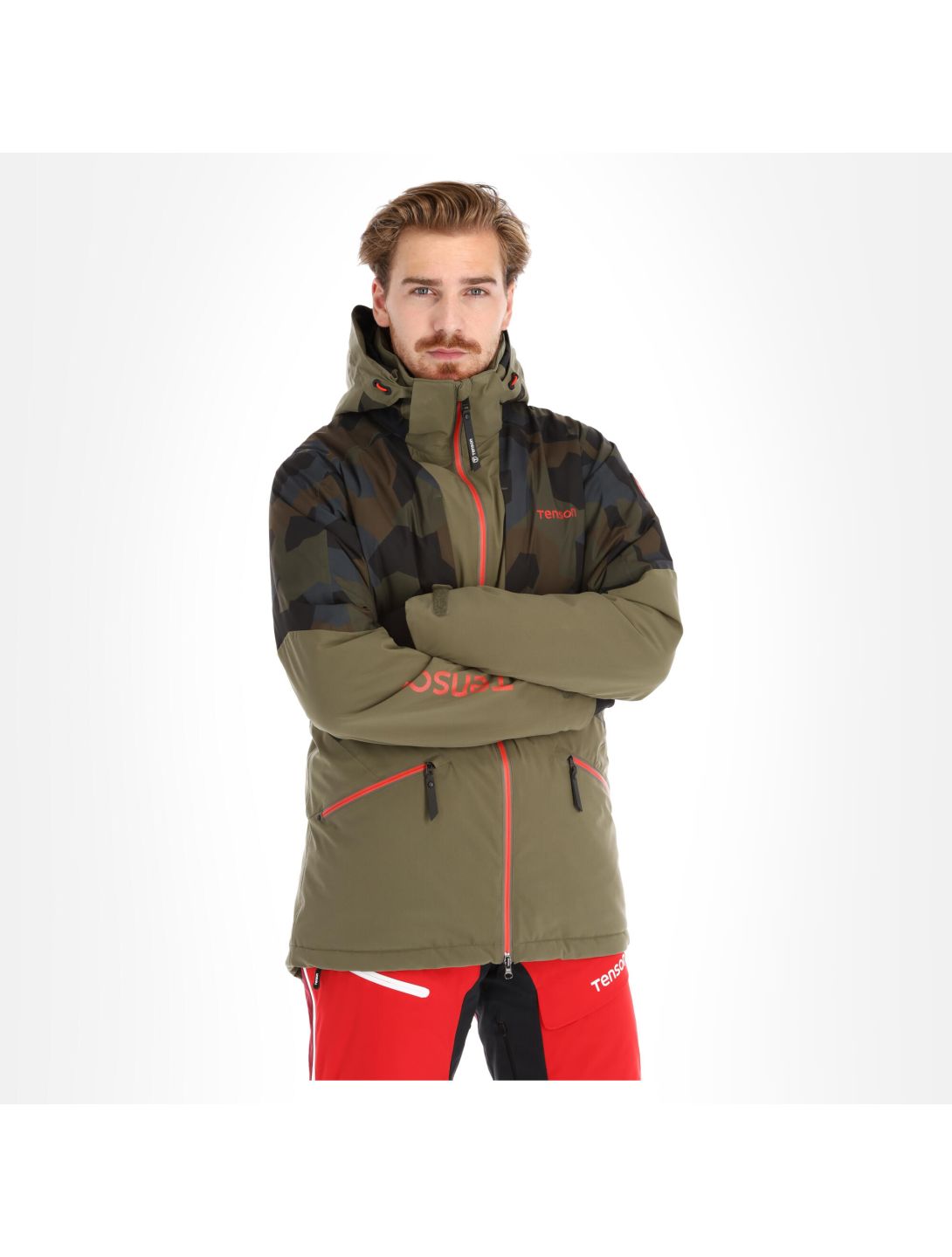 Tenson, Brant ski jacket men dark green