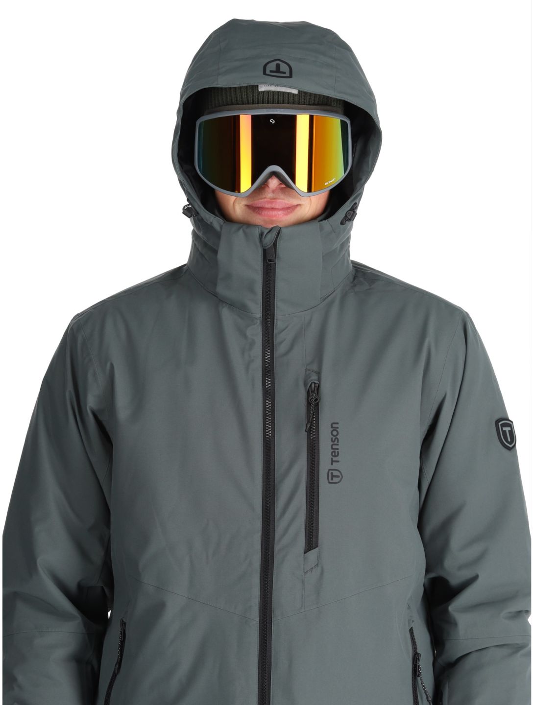 Tenson, Brendon Ski ski jacket men Grey Green grey 