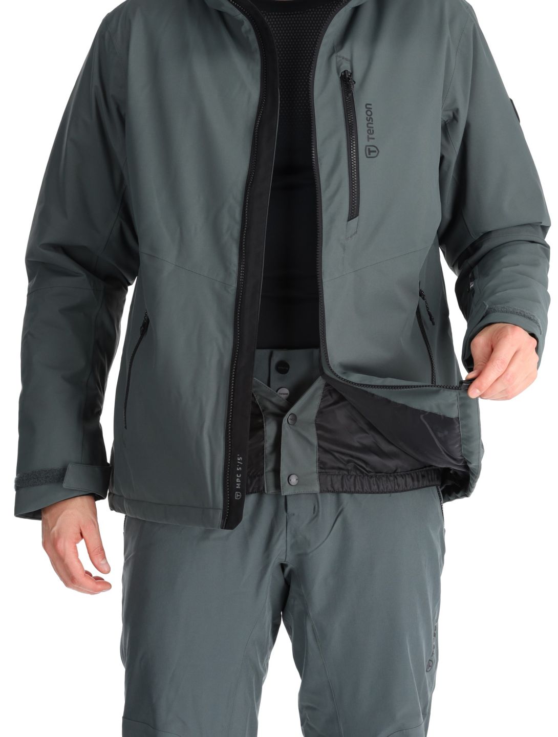 Tenson, Brendon Ski ski jacket men Grey Green grey 