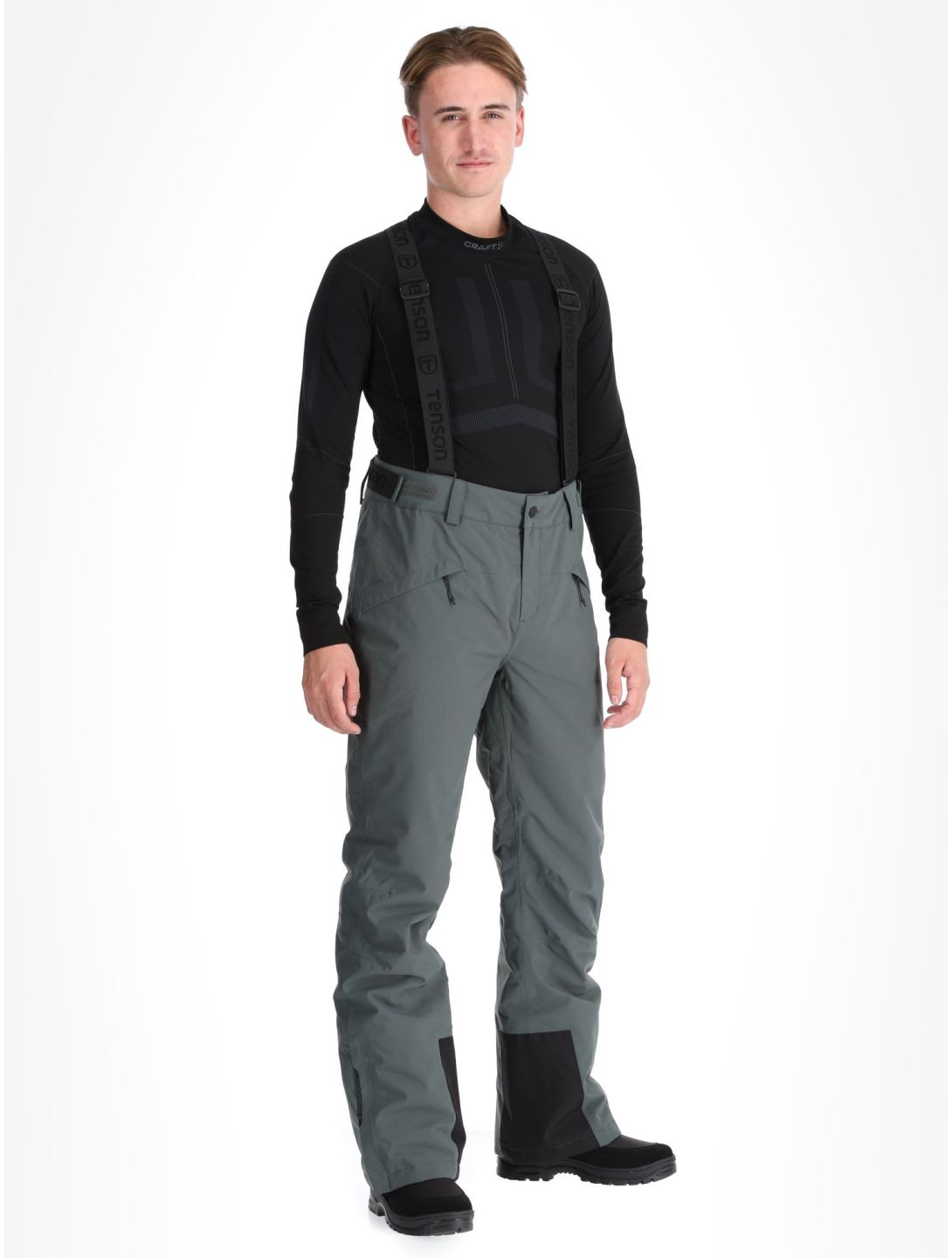 Tenson, Brendon Ski ski pants men Grey Green grey 