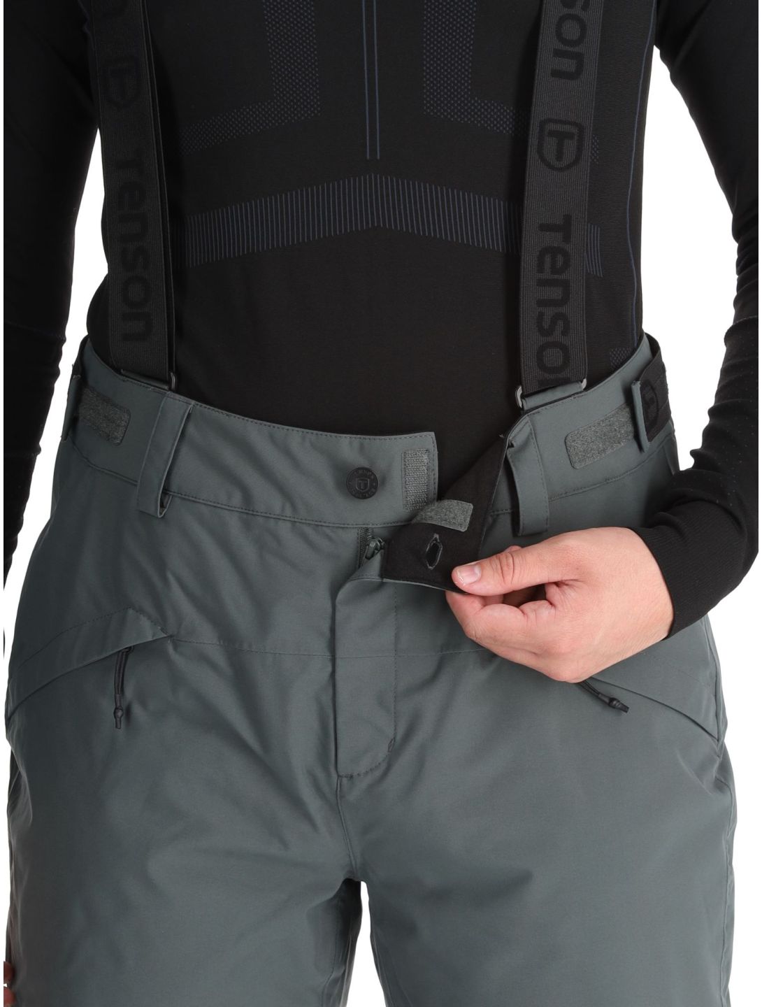 Tenson, Brendon Ski ski pants men Grey Green grey 