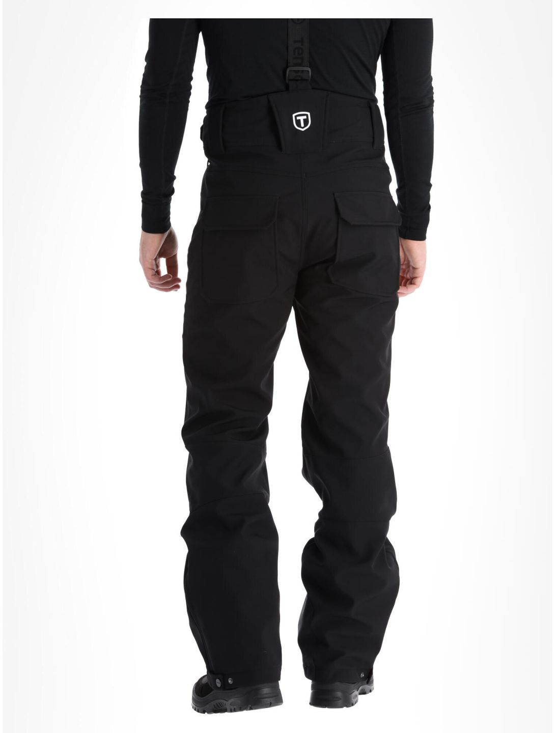 Tenson, Cygnus softshell ski pants men Black black 