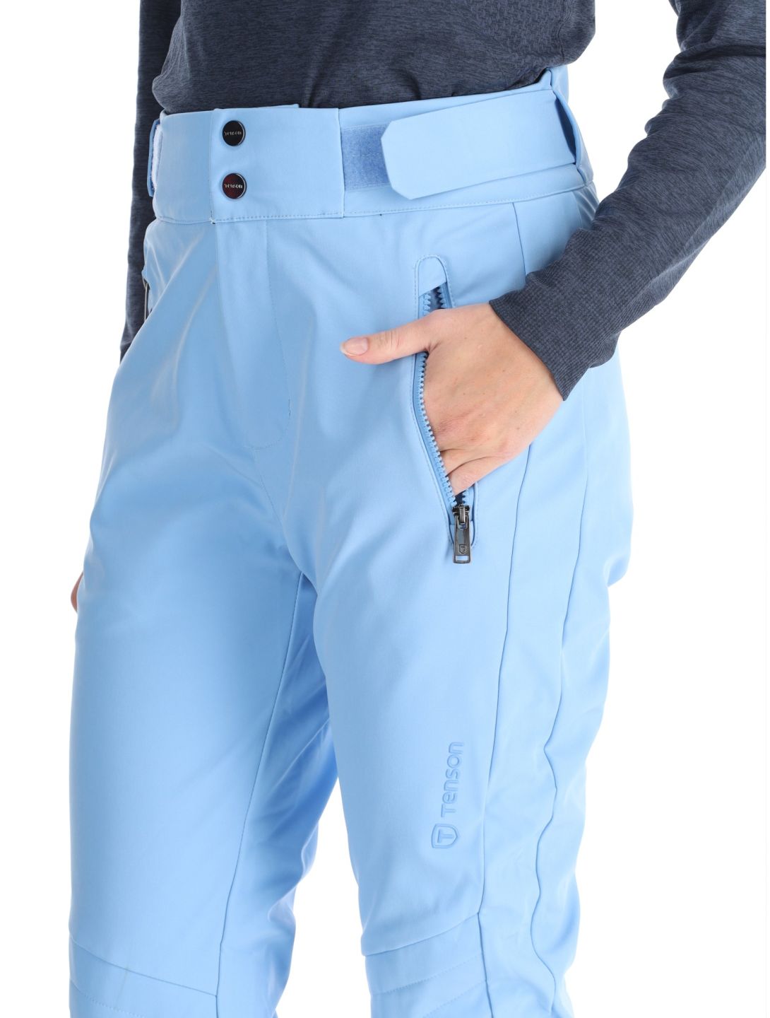 Tenson, Grace softshell ski pants women Light Blue blue 