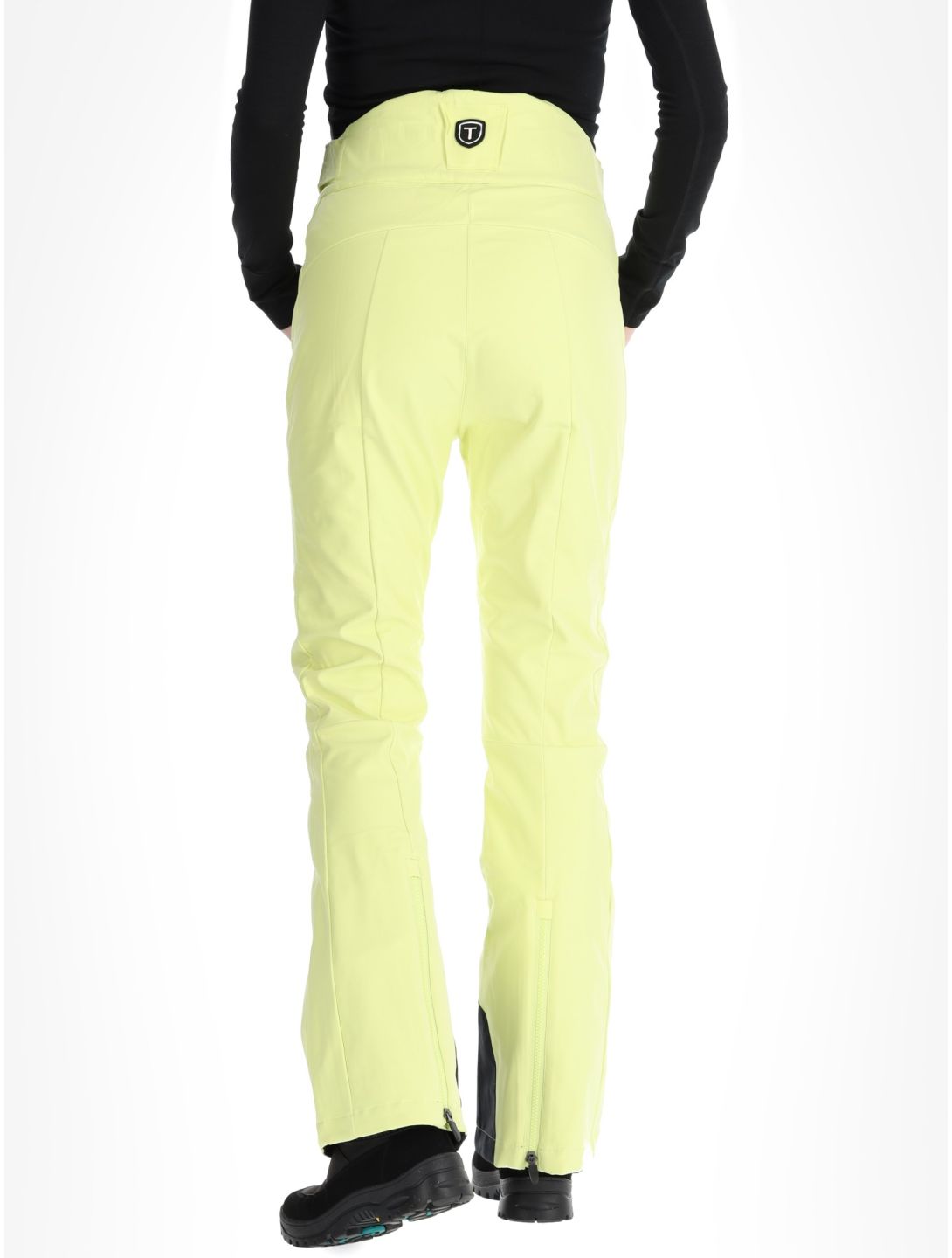 Tenson, Grace softshell ski pants women Light Yellow yellow 