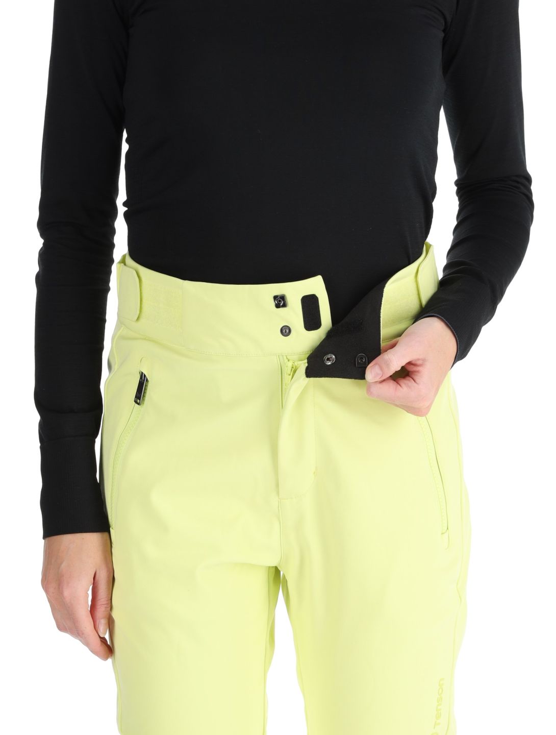 Tenson, Grace softshell ski pants women Light Yellow yellow 