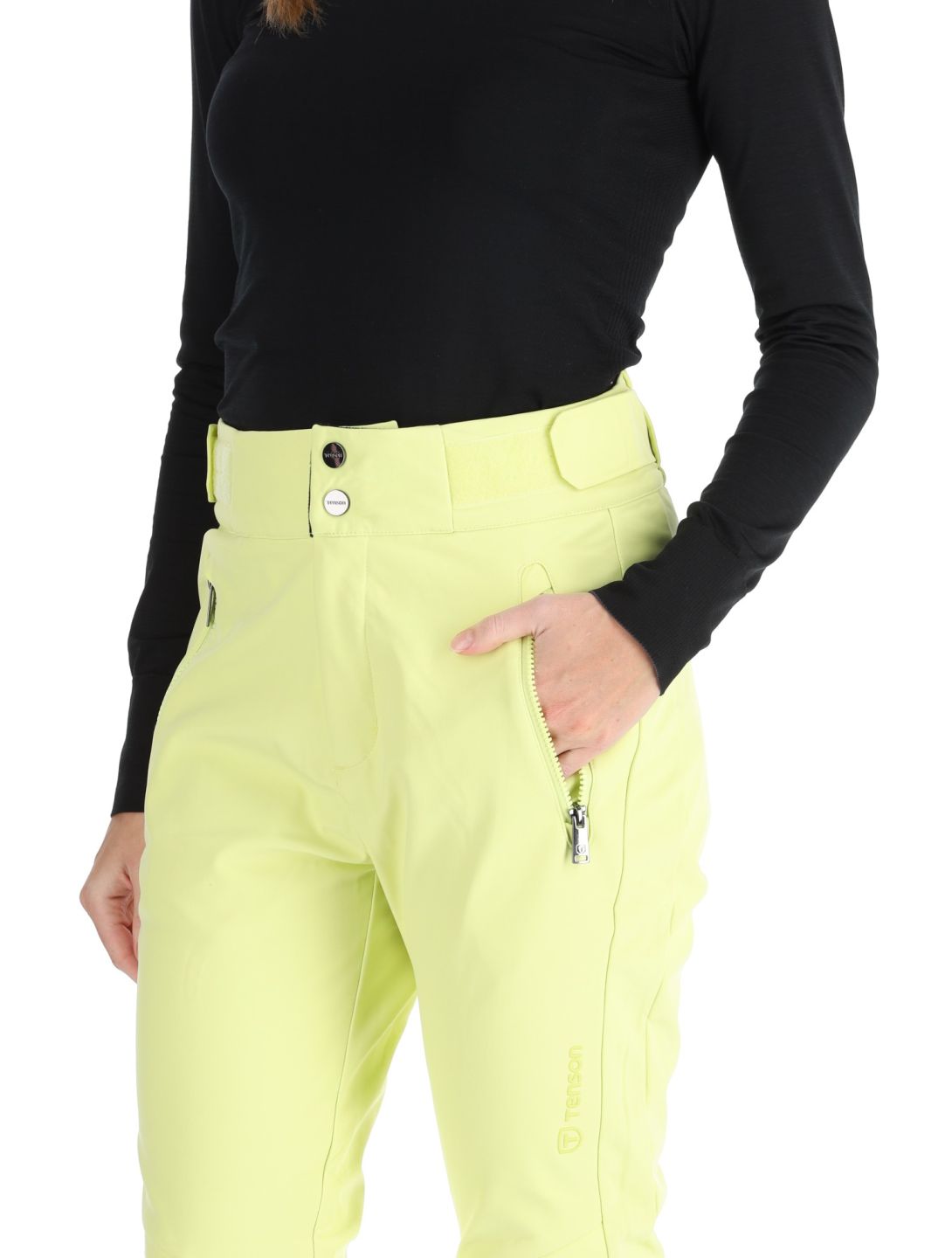 Tenson, Grace softshell ski pants women Light Yellow yellow 