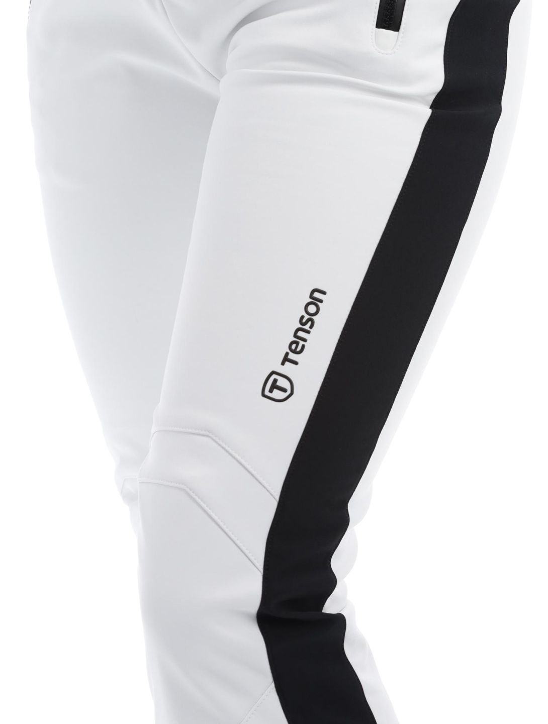 Tenson, Grace Bib softshell ski pants women Bright White white 