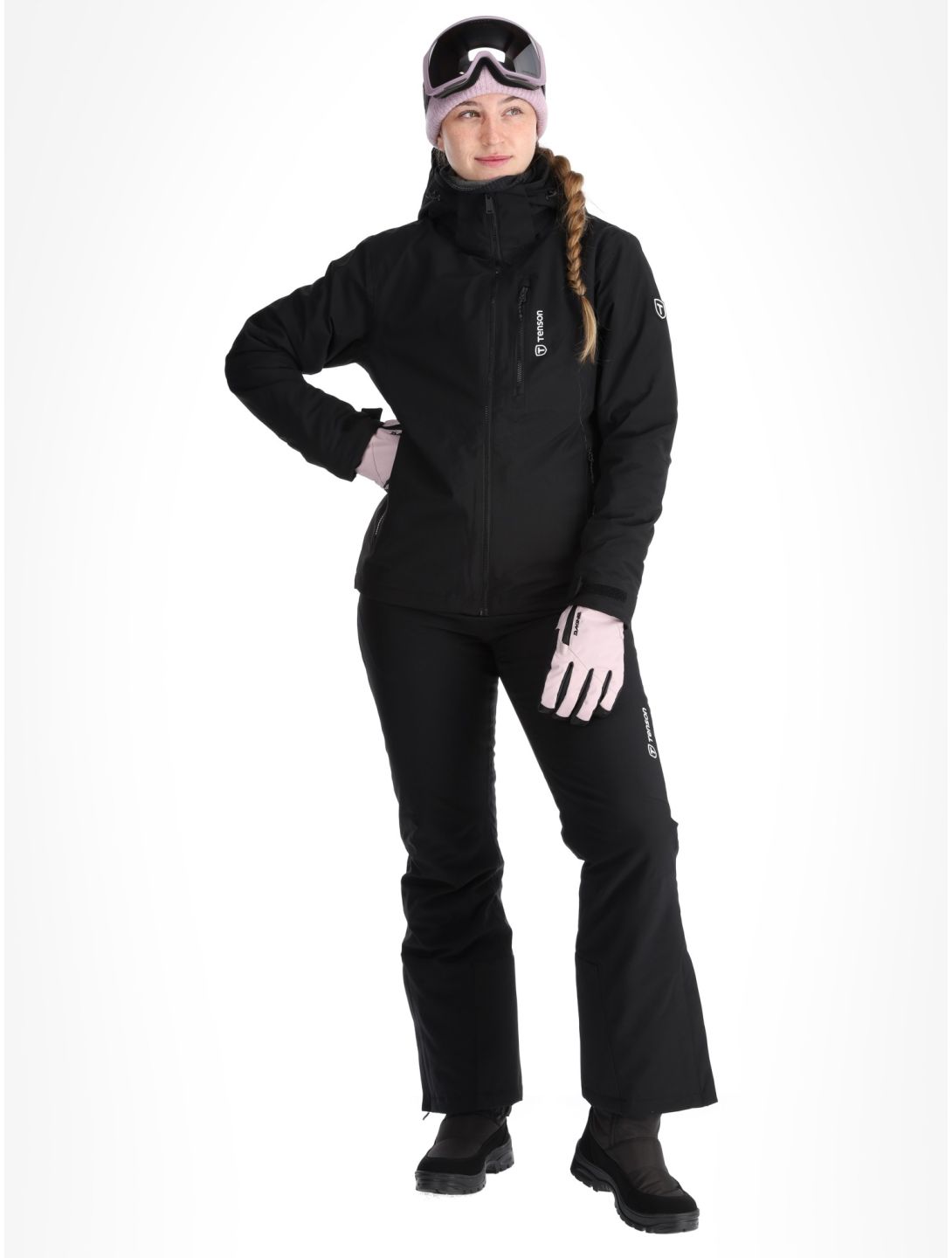 Tenson, Moa Ski ski jacket women Black black 