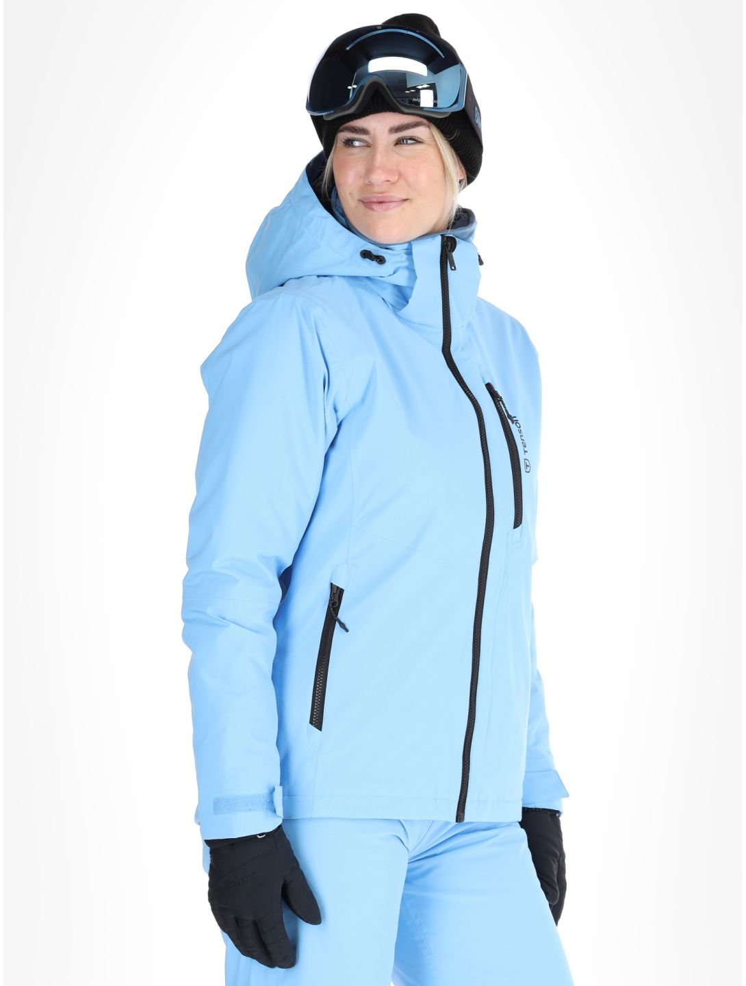 Tenson, Moa Ski ski jacket women Light Blue blue 