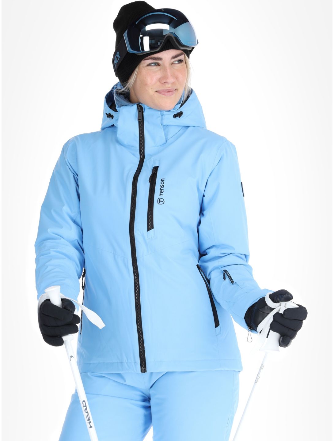 Tenson, Moa Ski ski jacket women Light Blue blue 