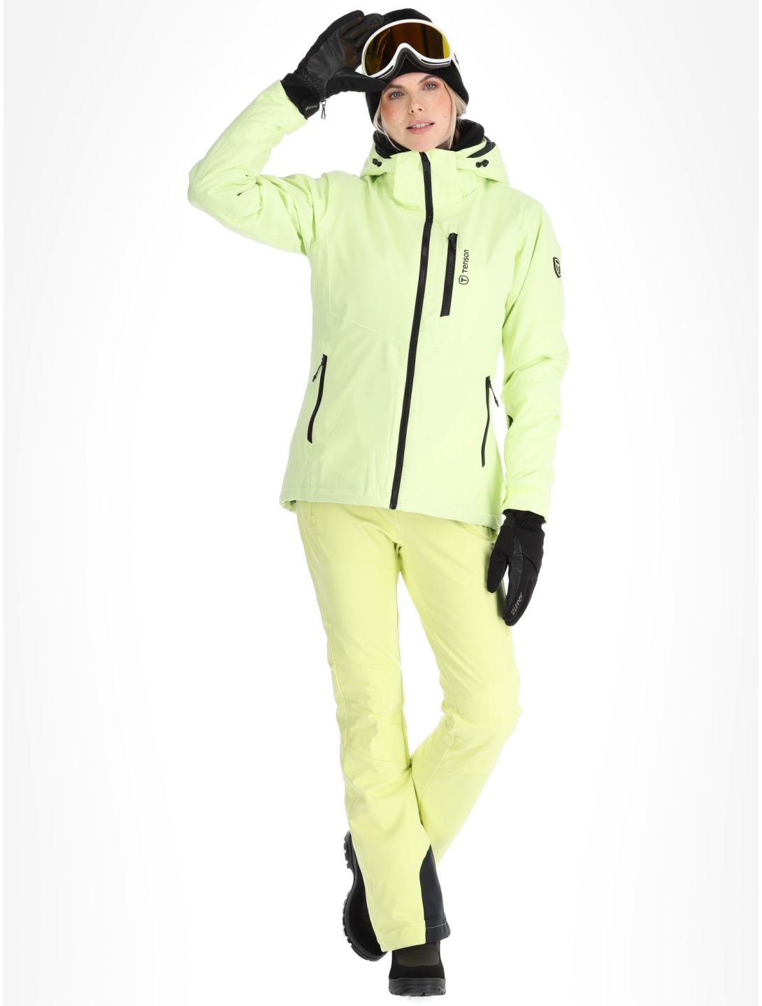 Tenson, Moa Ski ski jacket women Light Green green 