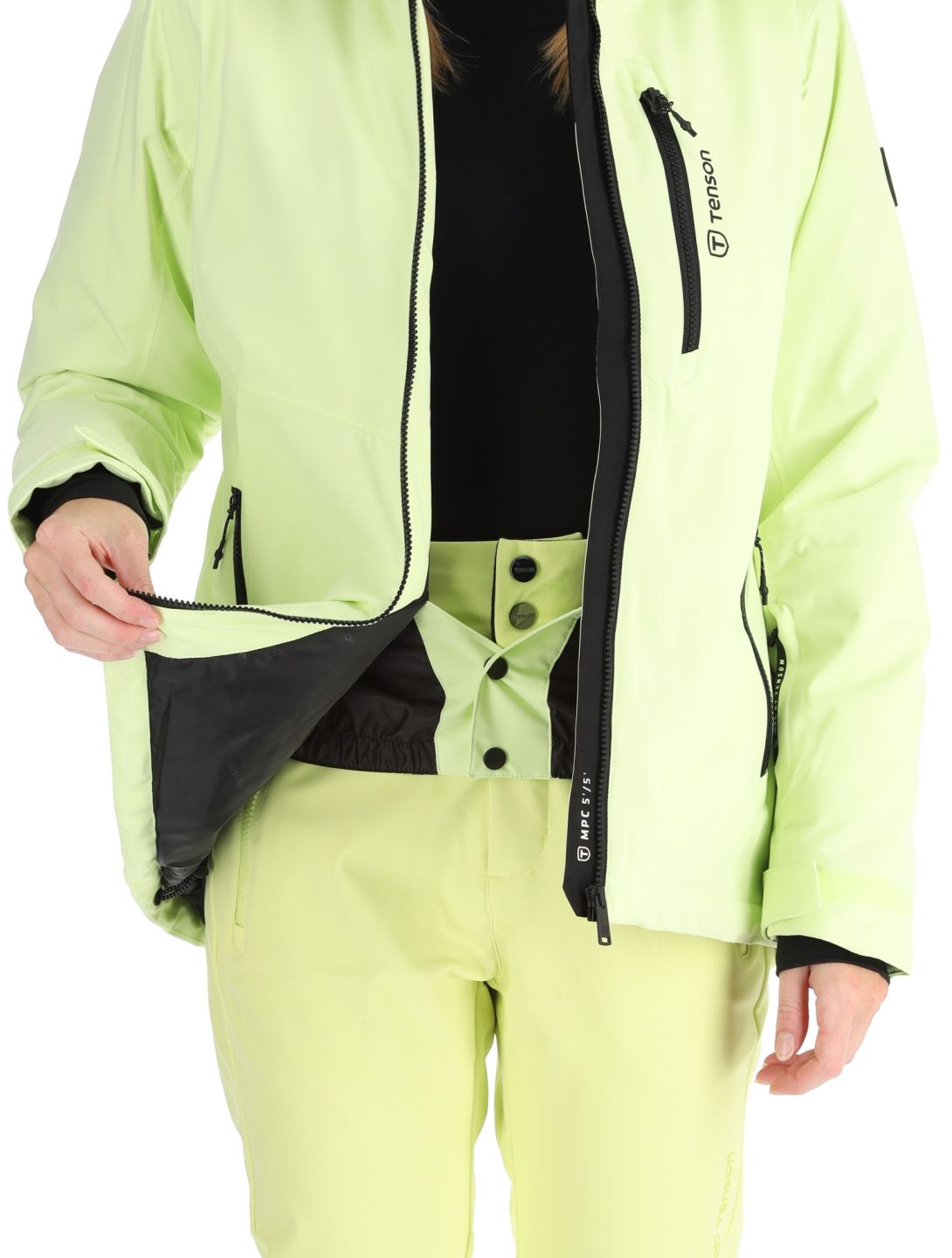 Tenson, Moa Ski ski jacket women Light Green green 