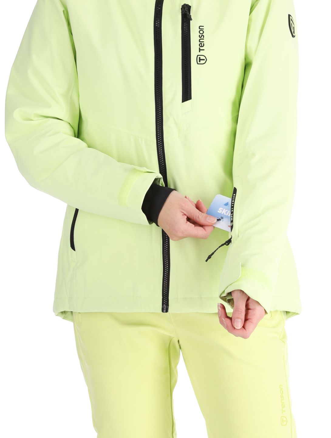 Tenson, Moa Ski ski jacket women Light Green green 