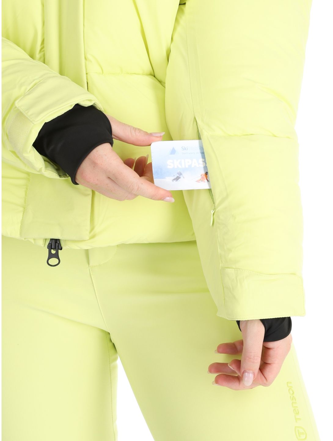 Tenson, Moon ski jacket women Light Gellow yellow 