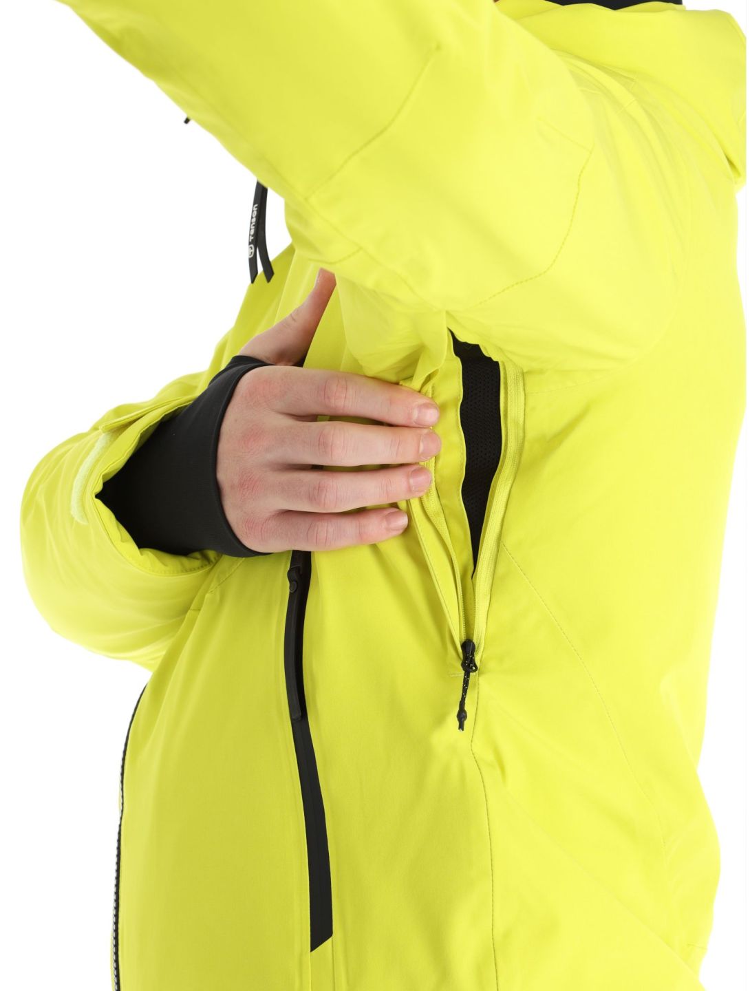 Tenson, Prime ski jacket men Cyber Lime yellow 