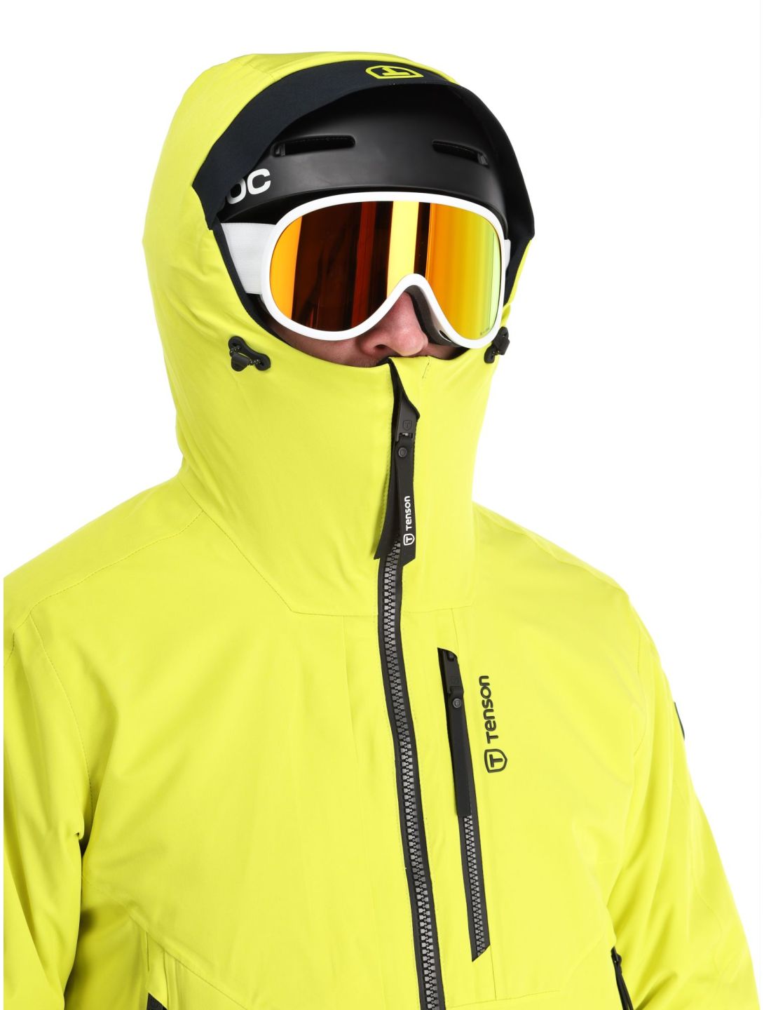 Tenson, Prime ski jacket men Cyber Lime yellow 