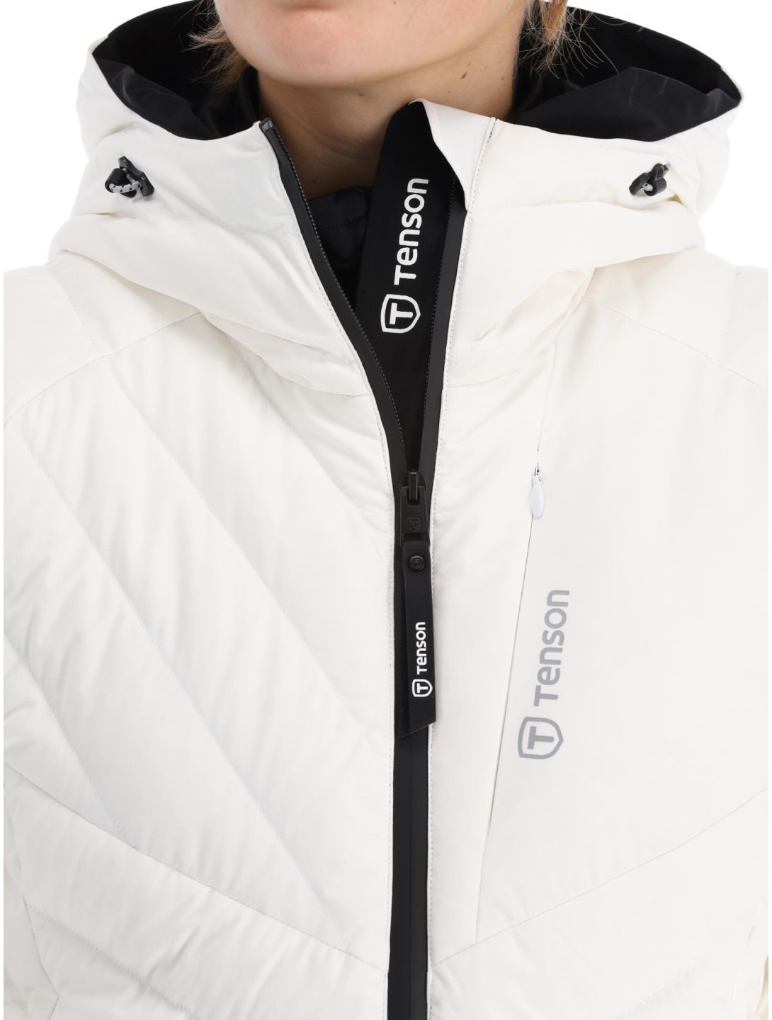 Tenson, Prime ski jacket women Bright White white 