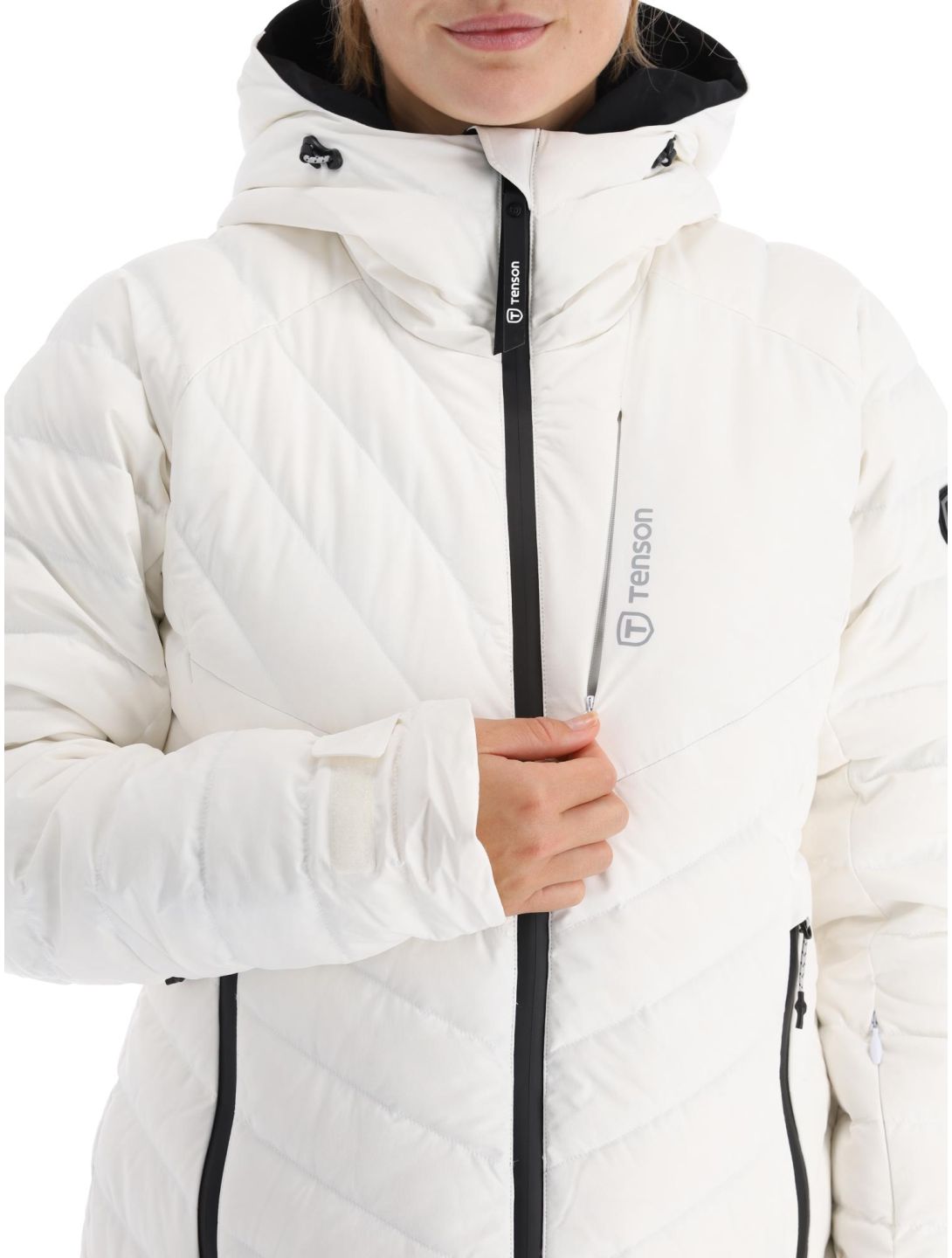 Tenson, Prime ski jacket women Bright White white 