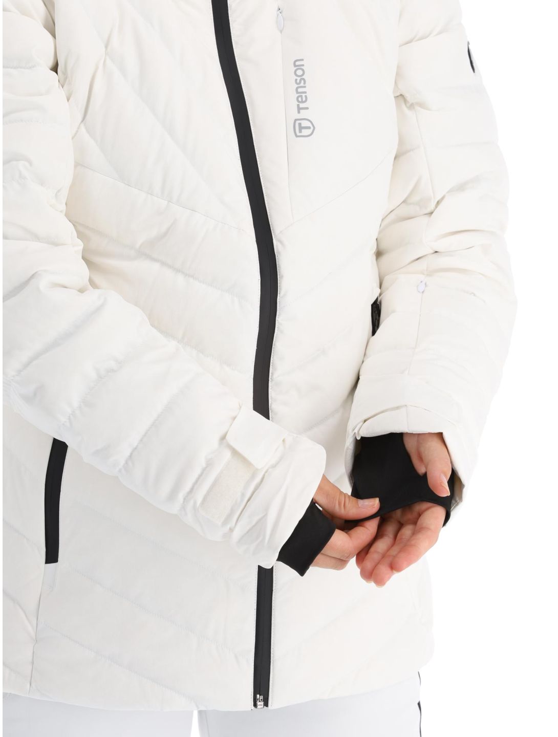 Tenson, Prime ski jacket women Bright White white 