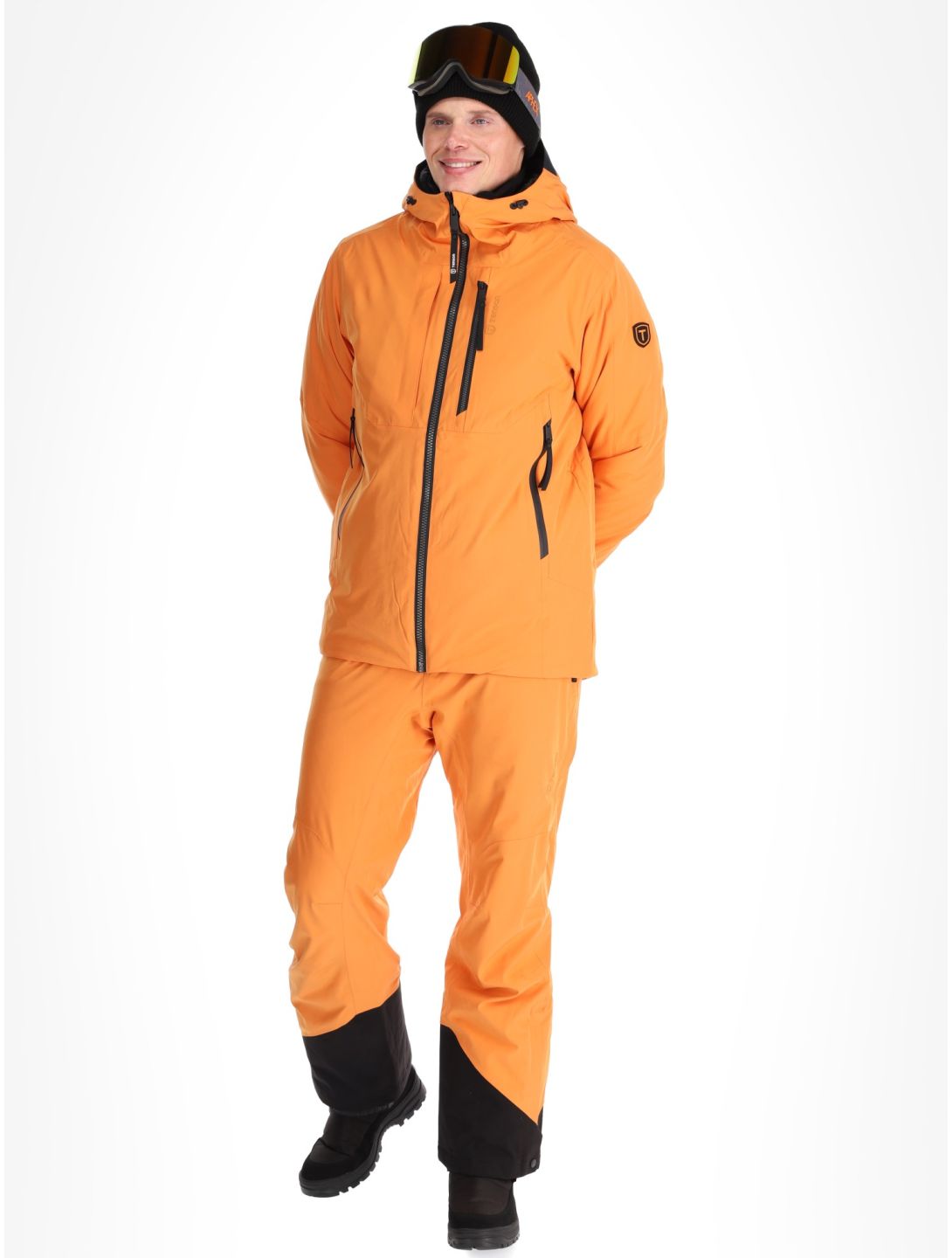 Tenson, Prime Pro ski jacket men Dark Orange orange 