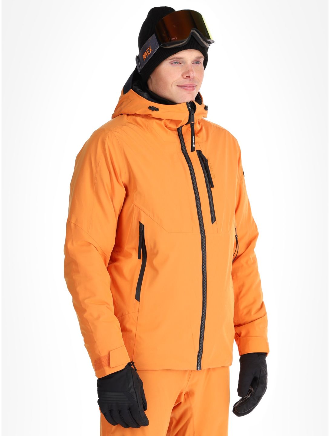 Tenson, Prime Pro ski jacket men Dark Orange orange 