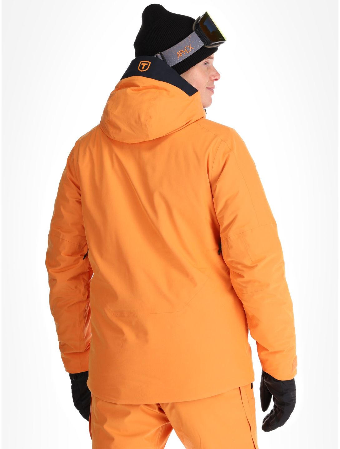 Tenson, Prime Pro ski jacket men Dark Orange orange 