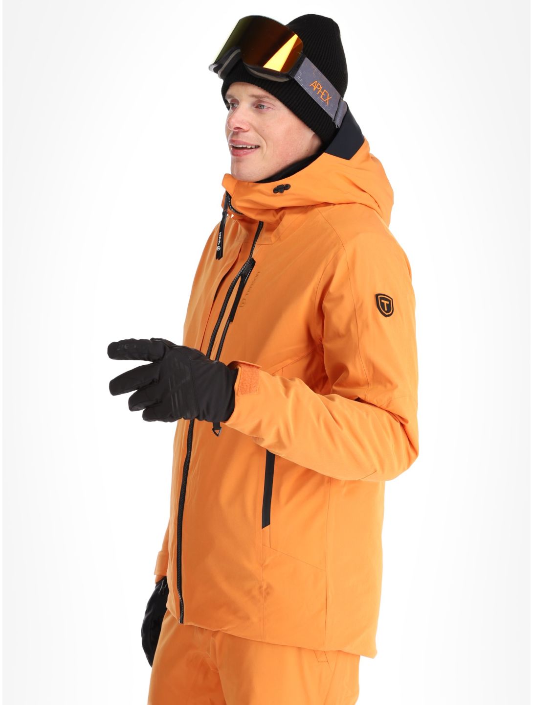 Tenson, Prime Pro ski jacket men Dark Orange orange 