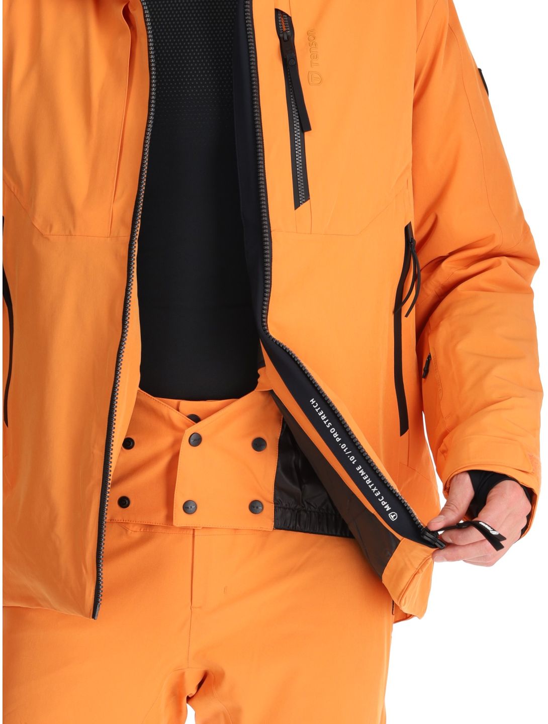 Tenson, Prime Pro ski jacket men Dark Orange orange 