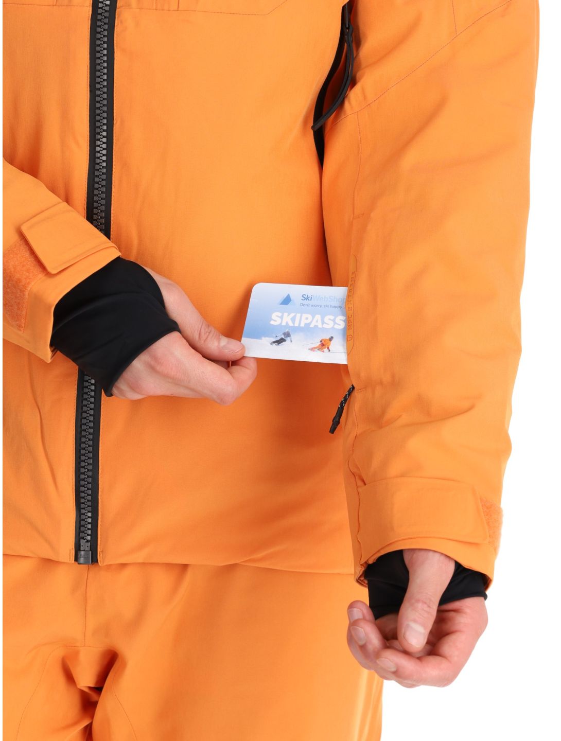 Tenson, Prime Pro ski jacket men Dark Orange orange 