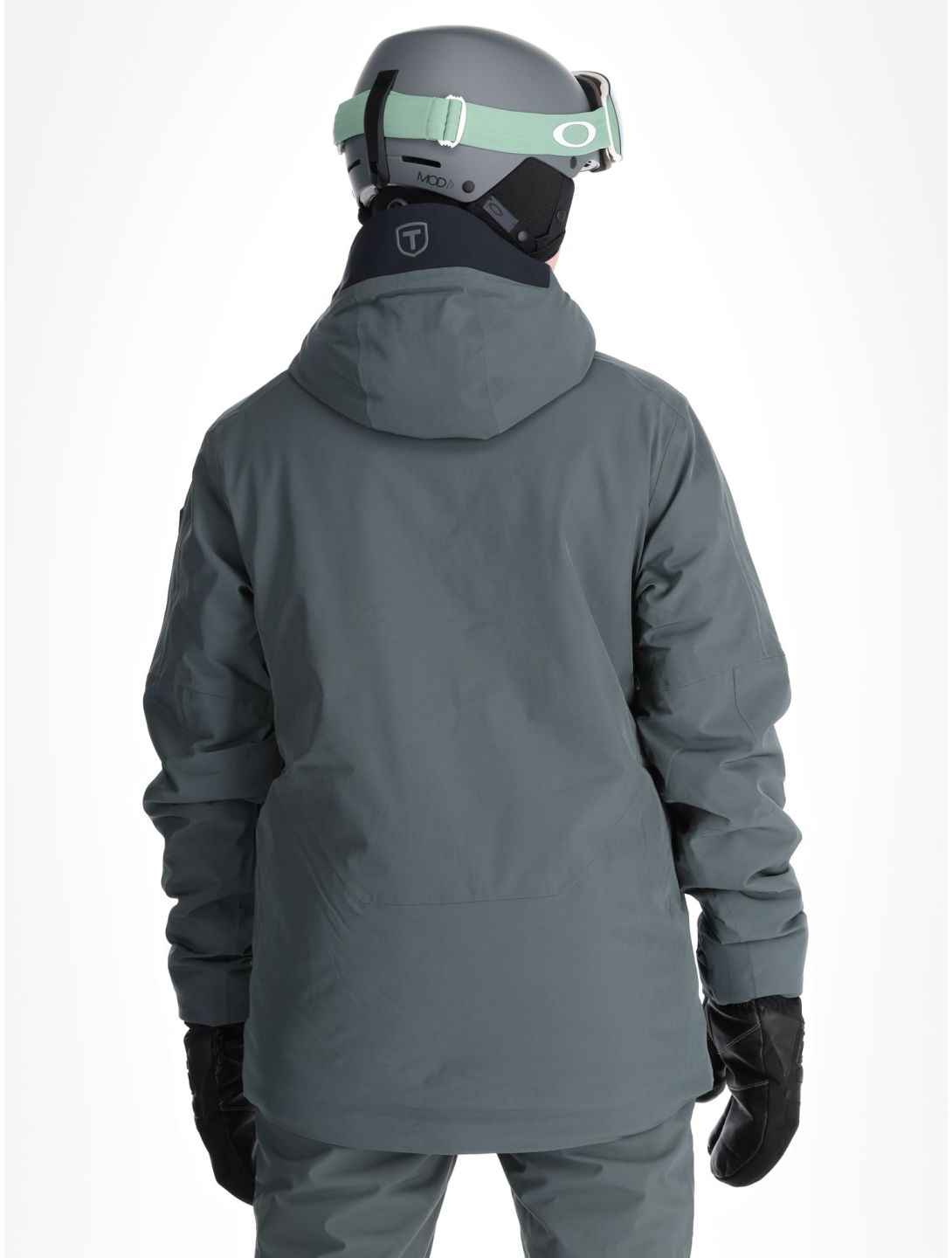 Tenson, Prime Pro ski jacket men Grey Green grey 