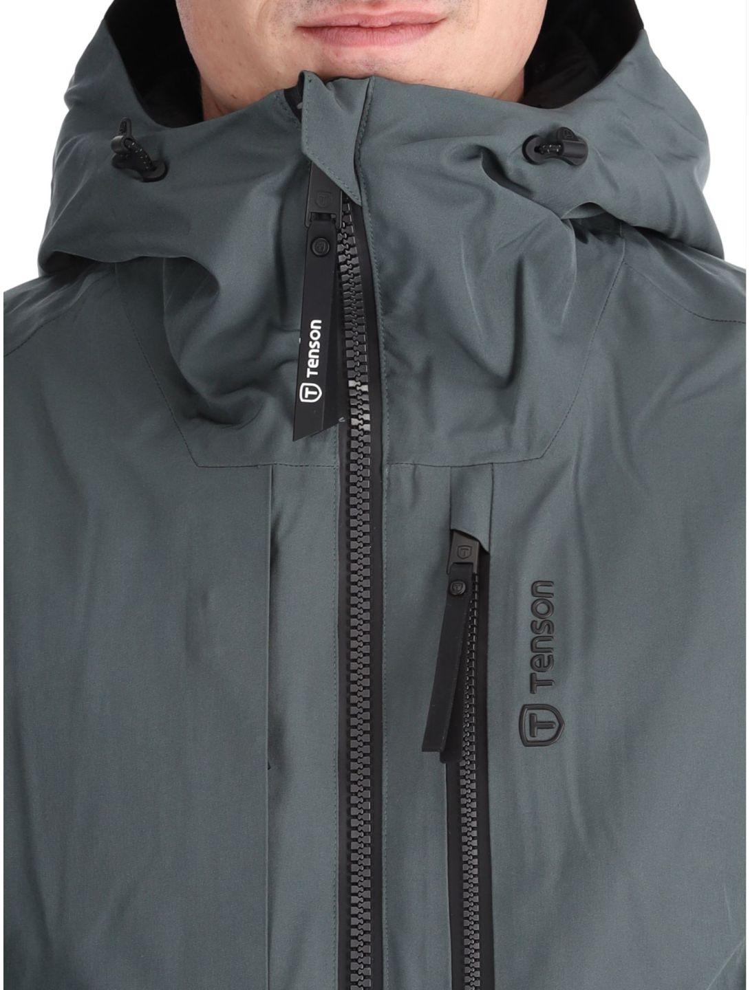 Tenson, Prime Pro ski jacket men Grey Green grey 