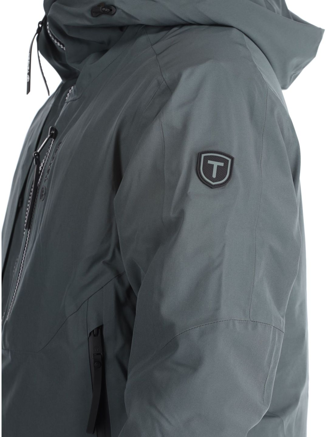 Tenson, Prime Pro ski jacket men Grey Green grey 