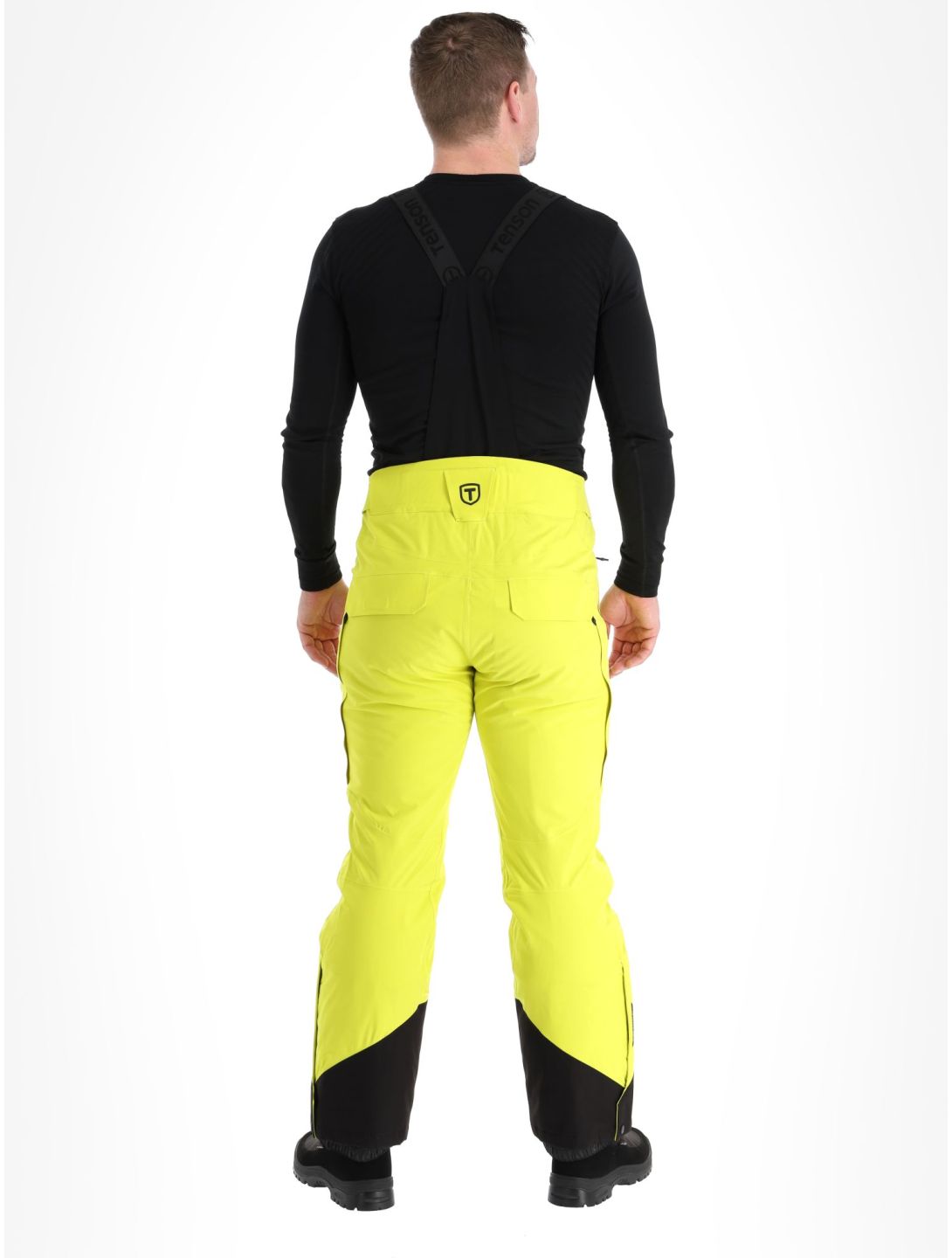 Tenson, Prime Pro ski pants men Cyber Lime yellow 