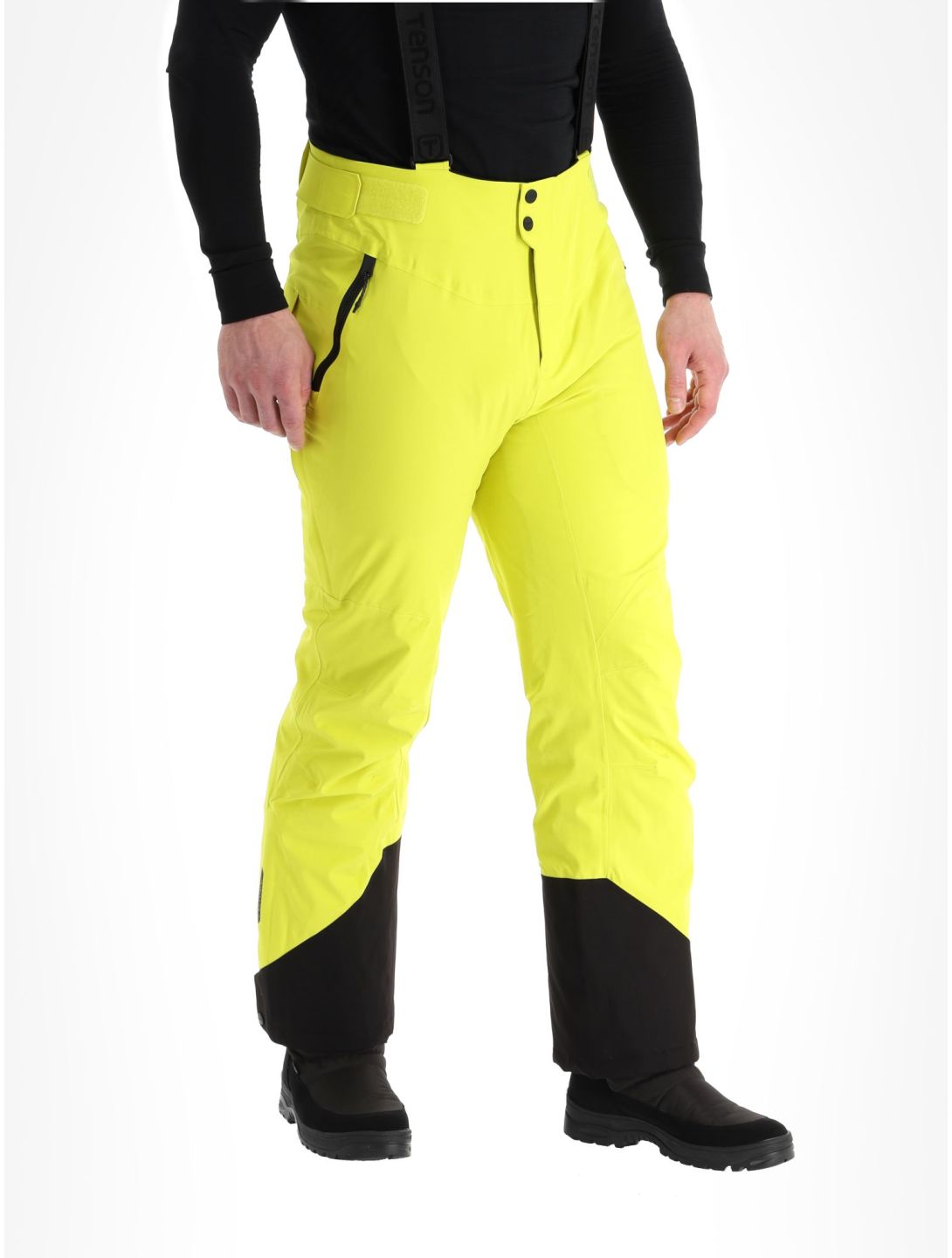 Tenson, Prime Pro ski pants men Cyber Lime yellow 