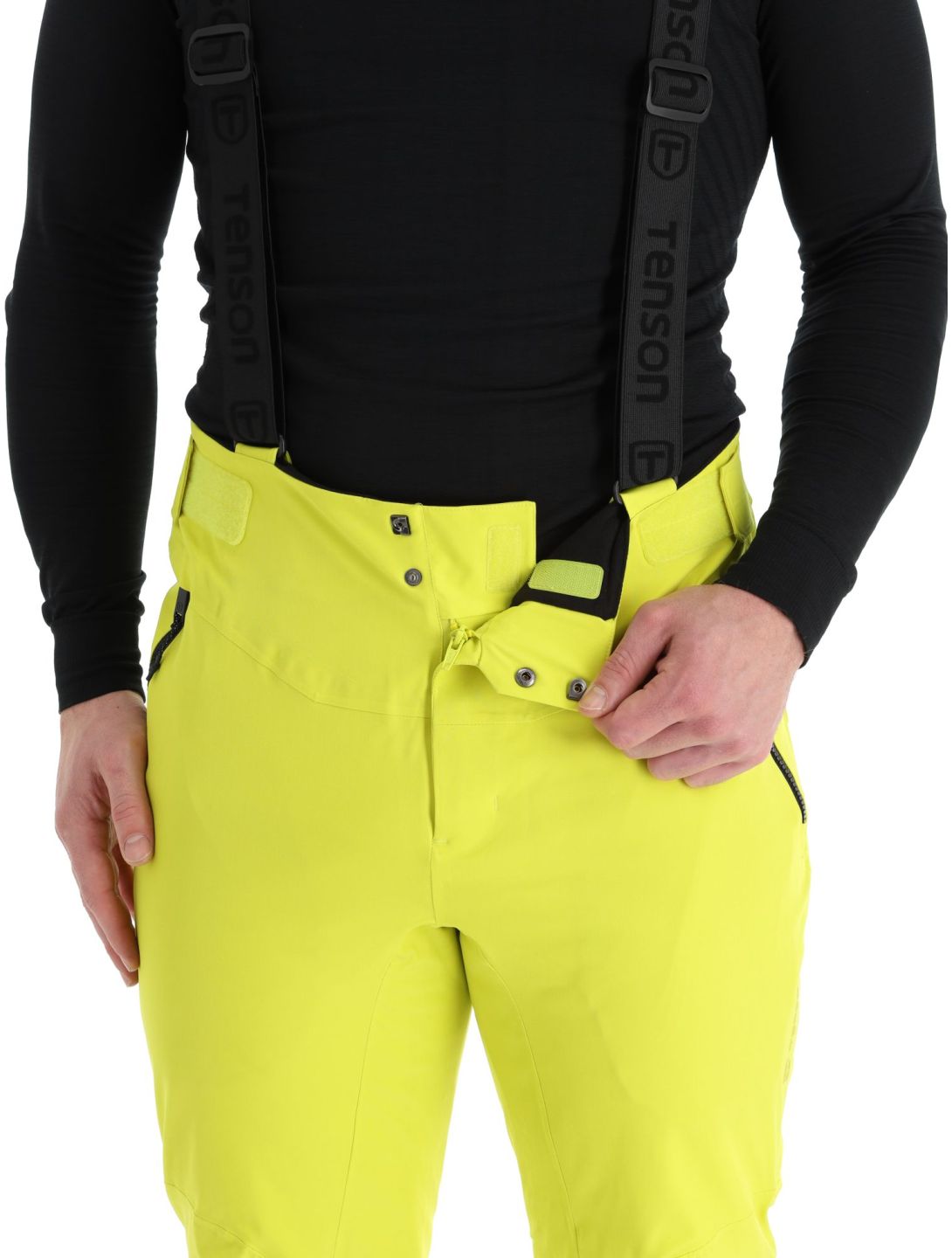 Tenson, Prime Pro ski pants men Cyber Lime yellow 