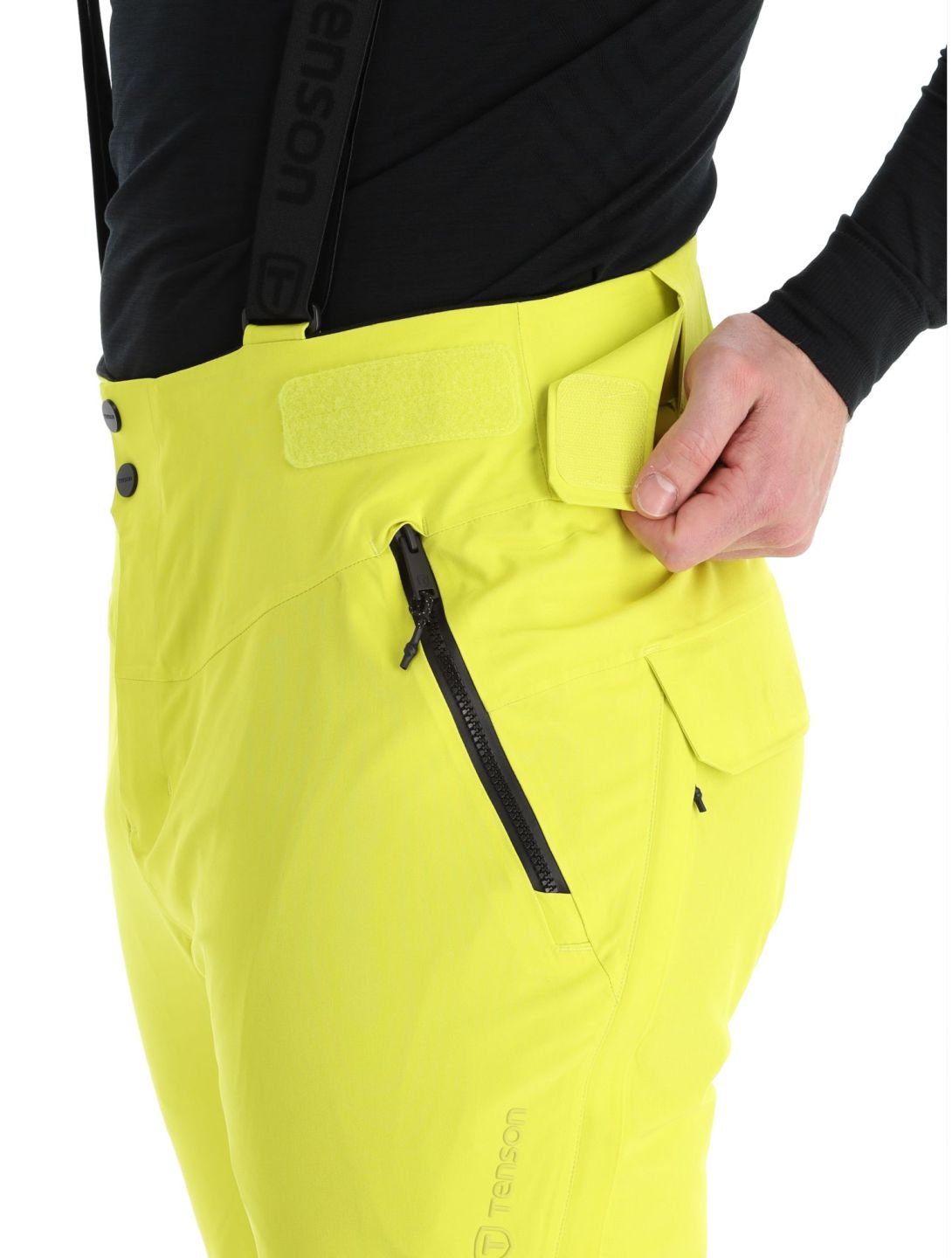 Tenson, Prime Pro ski pants men Cyber Lime yellow 