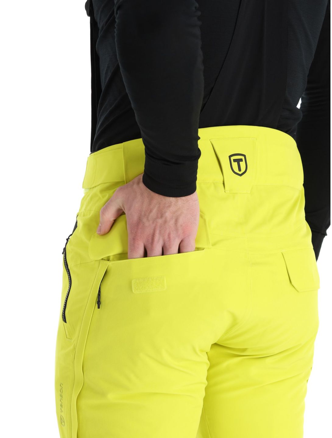 Tenson, Prime Pro ski pants men Cyber Lime yellow 