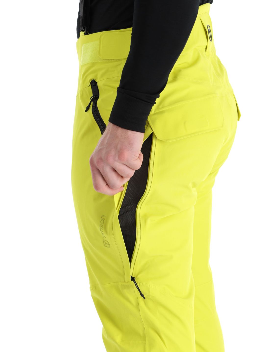 Tenson, Prime Pro ski pants men Cyber Lime yellow 