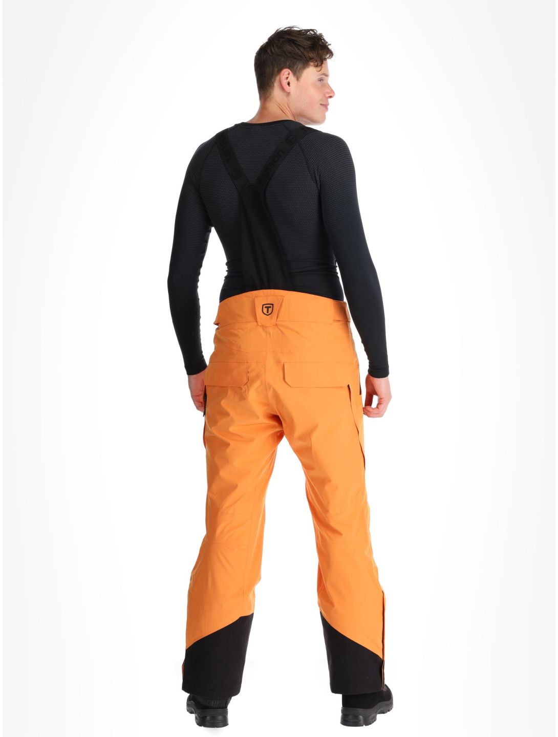 Tenson, Prime Pro ski pants men Dark Orange orange 