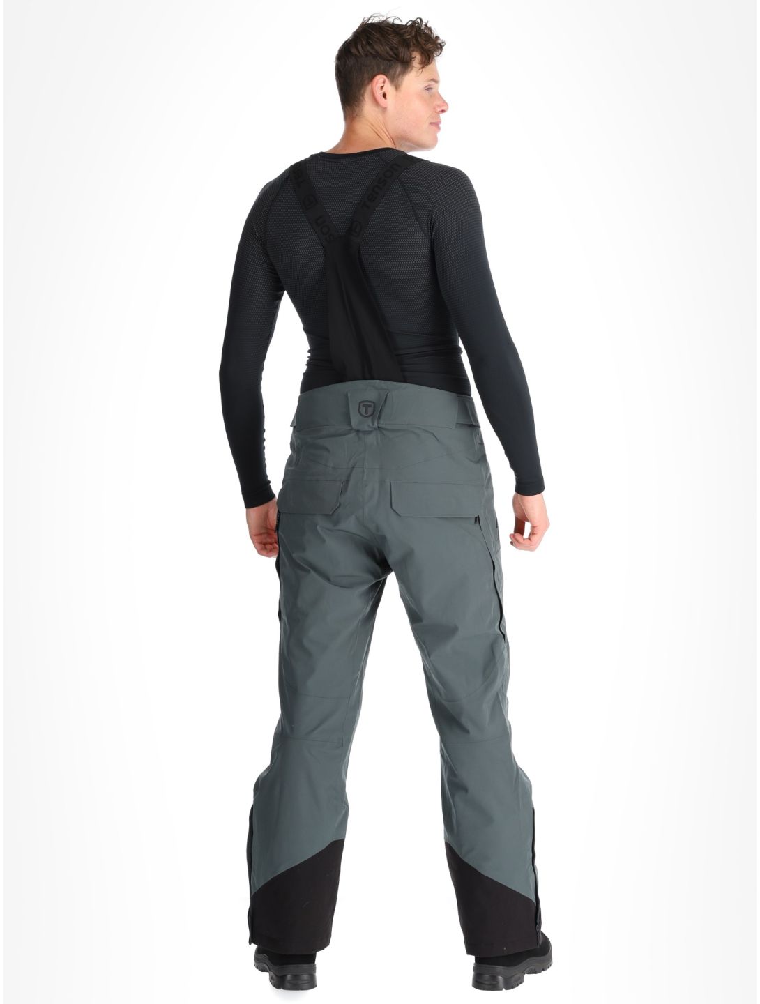 Tenson, Prime Pro ski pants men Grey Green grey 