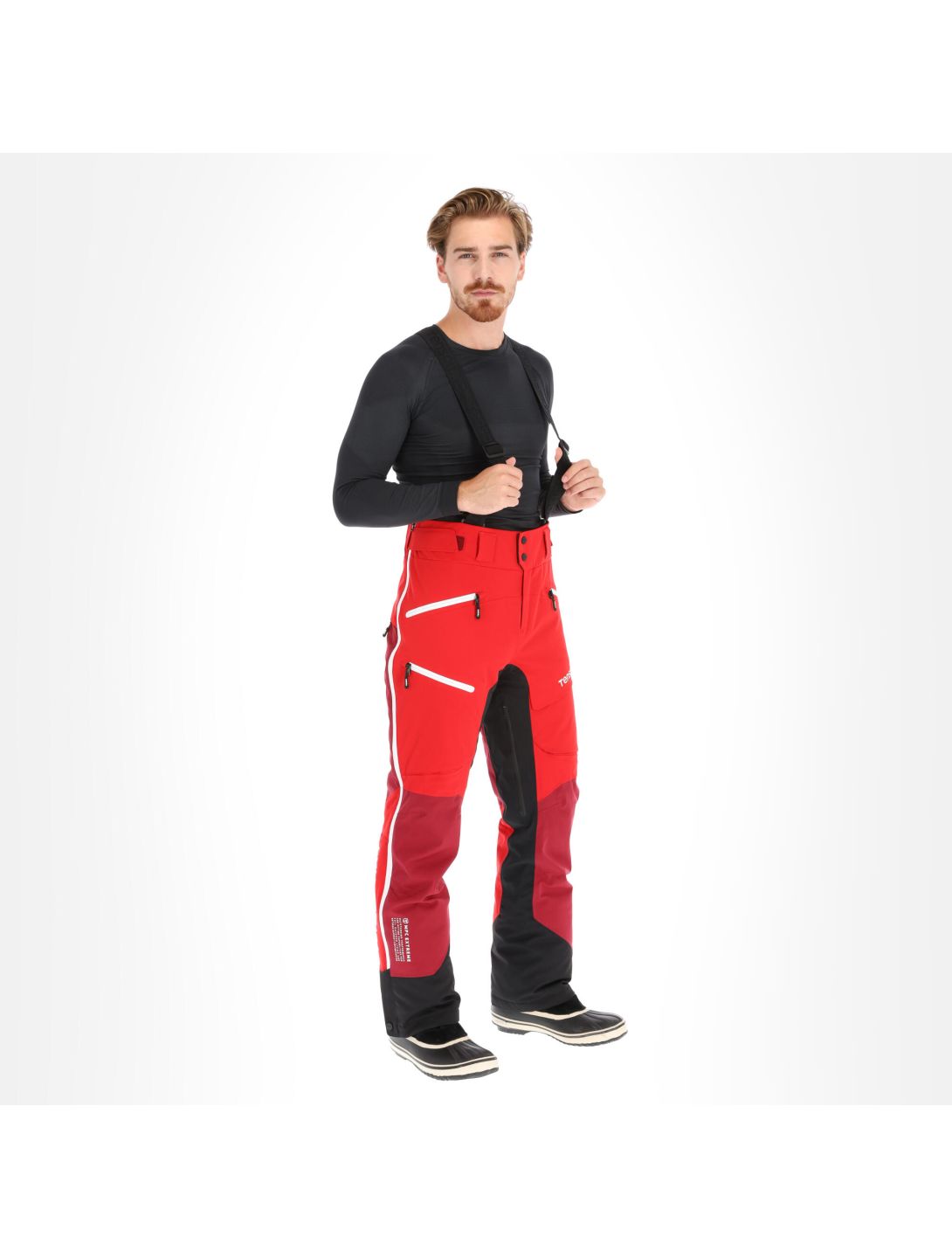 Tenson, Race ski pants men red 