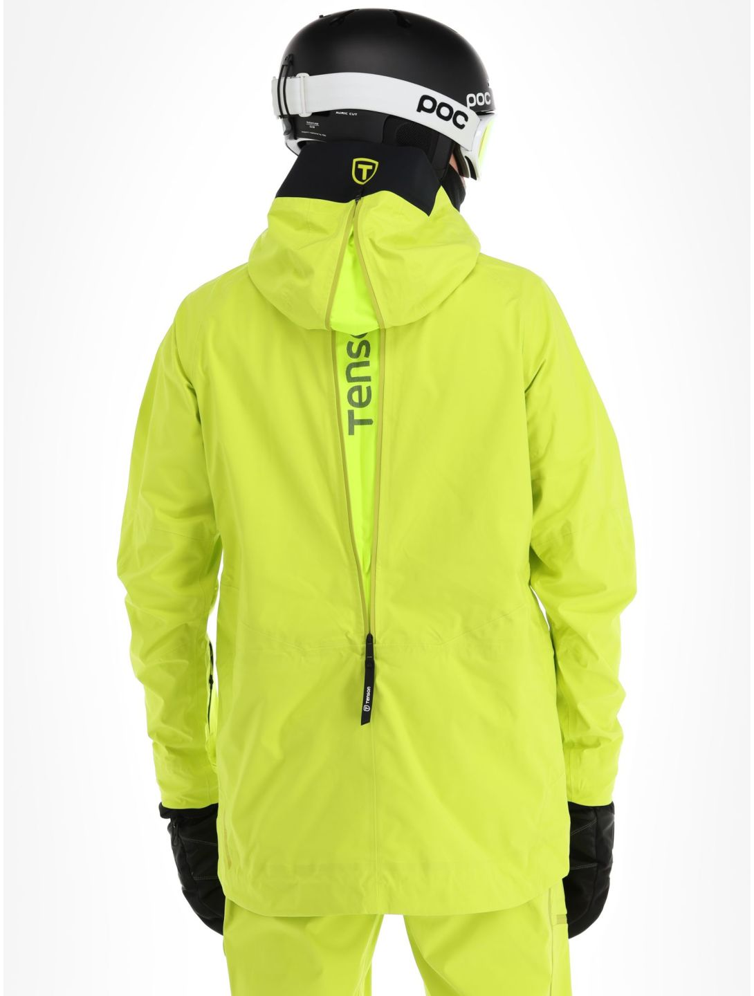 Tenson, Shibui hardshell ski jacket men Acid Lemon yellow 