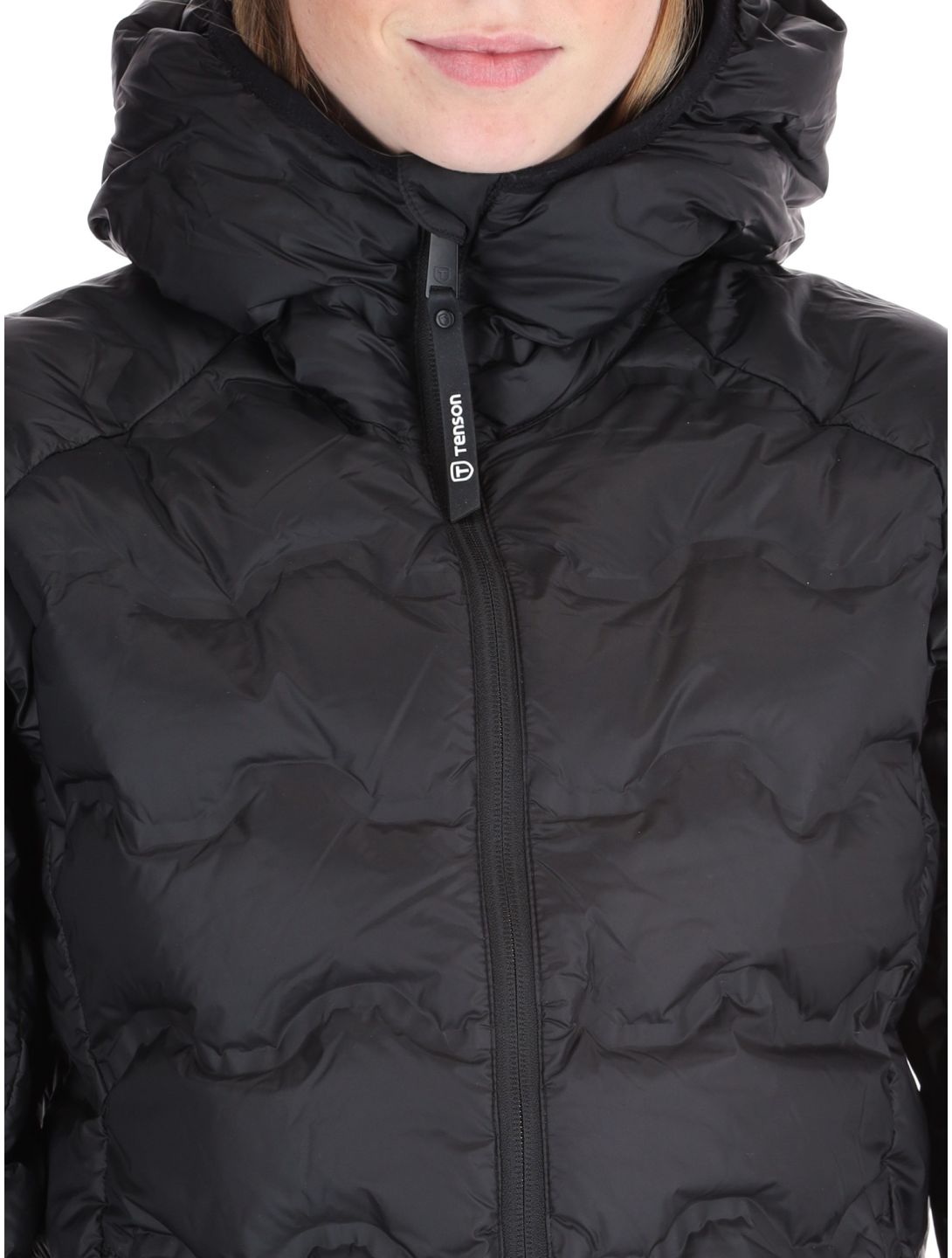 Tenson, Shibui Down down jacket women Black black 